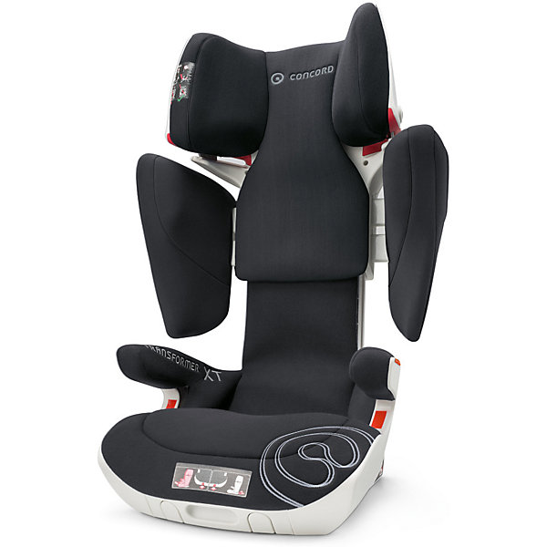 Автокресло Concord Transformer XT, 15-36 кг, Midnight Black Автокресло Concord Transformer XT, 15-36 кг, Midnight BlackГруппа 2-3 (от 15 до 36 кг)<br>Характеристики автокресла:<br><br>• группа 2-3;<br>• возраст ребенка: от 3 до 12 лет;<br>• вес ребенка: 15-36 кг;<br>• способ установки: по ходу движения автомобиля;<br>• 2 способа крепления: система TWINFIX или штатные ремни безопасности;<br>• компактный ударопрочный каркас;<br>• защита от боковых ударов;<br>• регулировка наклона спинки;<br>• регулировка подголовника;<br>• регулировка размера кресла;<br>• ортопедические свойства спинки и основания;<br>• встроенный пневмопривод;<br>• размер автокресла: 46х49х62 см;<br>• высота подголовника: 62-82 см;<br>• вес автокресла: 9,9 кг;<br>• вес в упаковке: 11 кг;<br>• материал: пластик, полиэстер;<br>• стандарт безопасности: ECE R44/04.<br><br>Автокресло Concord Transformer XT имеет прочный каркас, который надежно защищает ребенка во время поездки. Боковые подушки имеют дополнительный слой энергопоглощающей изоляции, которая понижает силу удара. Автокресло с ортопедической спинкой, которая способствует правильному формированию позвоночника. Наполнитель автокресла Трансформер ИксТи обладает эффектом памяти, который со временем принимает форму тела ребенка.<br><br>Установка автокресла: устанавливается по ходу движения с помощью системы isofix. Ребенок в автокресле фиксируется штатным ремнем автомобиля. При отсутствии крепления isofix можно установить автокресло при помощи штатных ремней безопасности. Направляющие с защелками для ремня в подголовнике исключают его самопроизвольное выпадение.<br><br>Автокресло Transformer XT, 15-36 кг, Concord, Midnight Black можно купить в нашем интернет-магазине.<br><br>Ширина мм: 450<br>Глубина мм: 450<br>Высота мм: 640<br>Вес г: 11000<br>Цвет: черный<br>Возраст от месяцев: 36<br>Возраст до месяцев: 144<br>Пол: Унисекс<br>Возраст: Детский<br>SKU: 5485173
