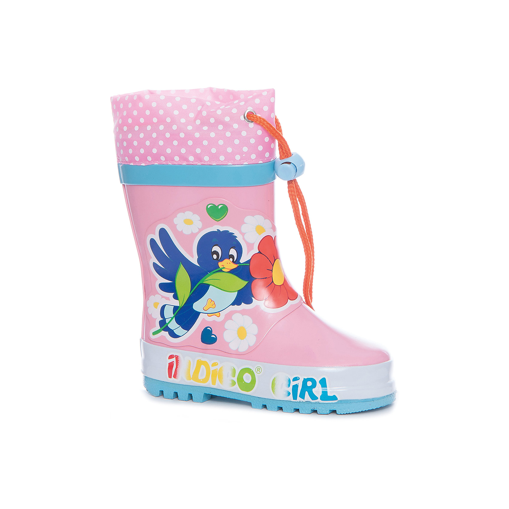 Резиновые сапоги для девочки Indigo kids Резиновые сапоги для девочки Indigo kidsРезиновые сапоги<br>Сапоги резиновые для девочки Indigo kids<br>Состав:<br>Материал верха:Резина/Текстиль Материал подклада:Текстиль<br><br>Ширина мм: 237<br>Глубина мм: 180<br>Высота мм: 152<br>Вес г: 438<br>Цвет: розовый<br>Возраст от месяцев: 36<br>Возраст до месяцев: 48<br>Пол: Женский<br>Возраст: Детский<br>Размер: 27,28,22,23,24,25,26<br>SKU: 5489386