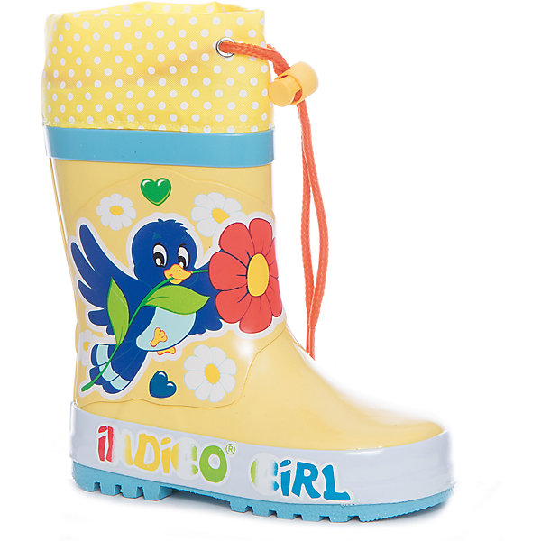 Резиновые сапоги для девочки Indigo kids Резиновые сапоги для девочки Indigo kidsРезиновые сапоги<br>Сапоги резиновые для девочки Indigo kids<br>Состав:<br>Материал верха:Резина/Текстиль Материал подклада:Текстиль<br><br>Ширина мм: 237<br>Глубина мм: 180<br>Высота мм: 152<br>Вес г: 438<br>Цвет: желтый<br>Возраст от месяцев: 48<br>Возраст до месяцев: 60<br>Пол: Женский<br>Возраст: Детский<br>Размер: 28,22,23,24,25,26,27<br>SKU: 5489394