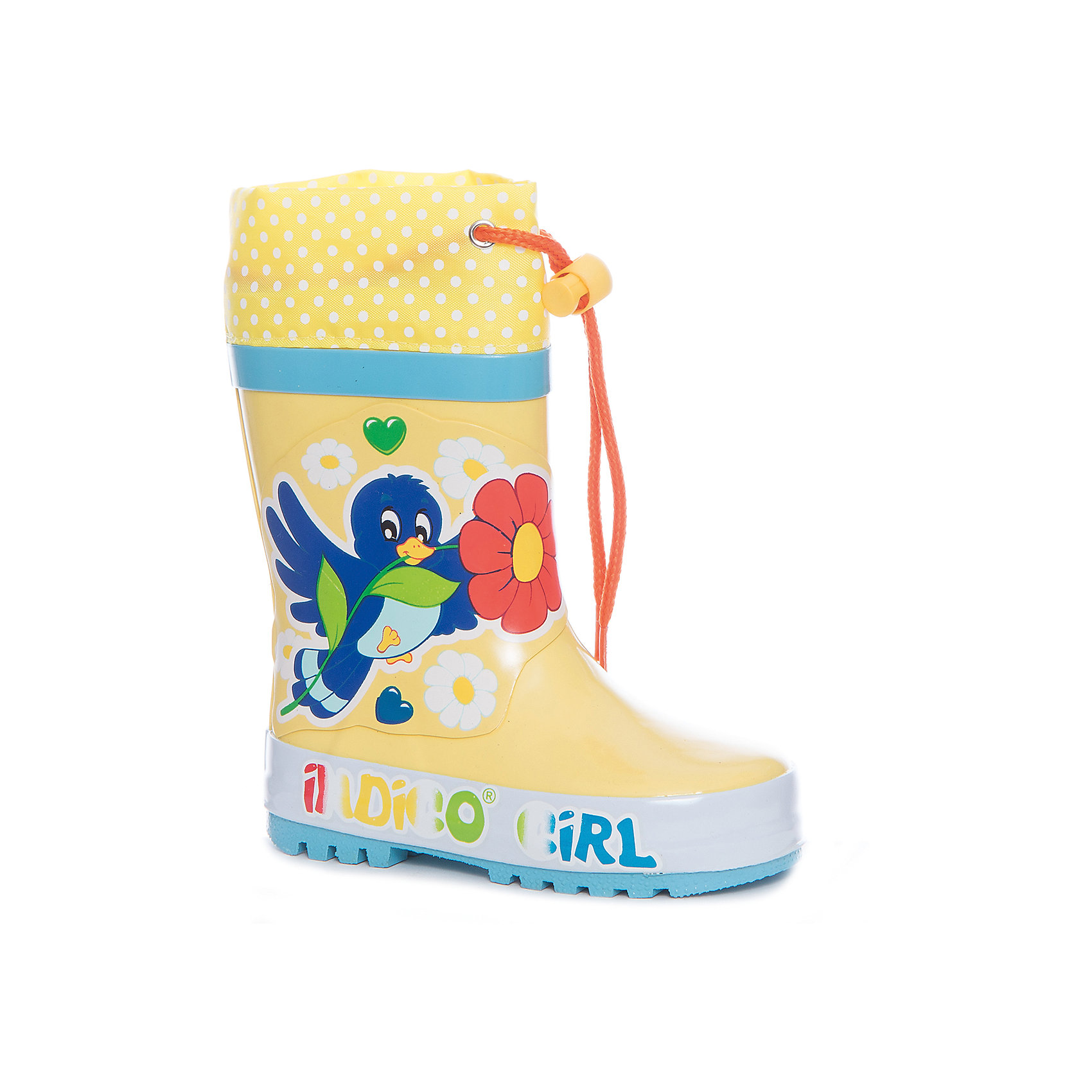 Резиновые сапоги для девочки Indigo kids Резиновые сапоги для девочки Indigo kidsРезиновые сапоги<br>Сапоги резиновые для девочки Indigo kids<br>Состав:<br>Материал верха:Резина/Текстиль Материал подклада:Текстиль<br><br>Ширина мм: 237<br>Глубина мм: 180<br>Высота мм: 152<br>Вес г: 438<br>Цвет: желтый<br>Возраст от месяцев: 21<br>Возраст до месяцев: 24<br>Пол: Женский<br>Возраст: Детский<br>Размер: 24,28,25,26,22,27,23<br>SKU: 5489394