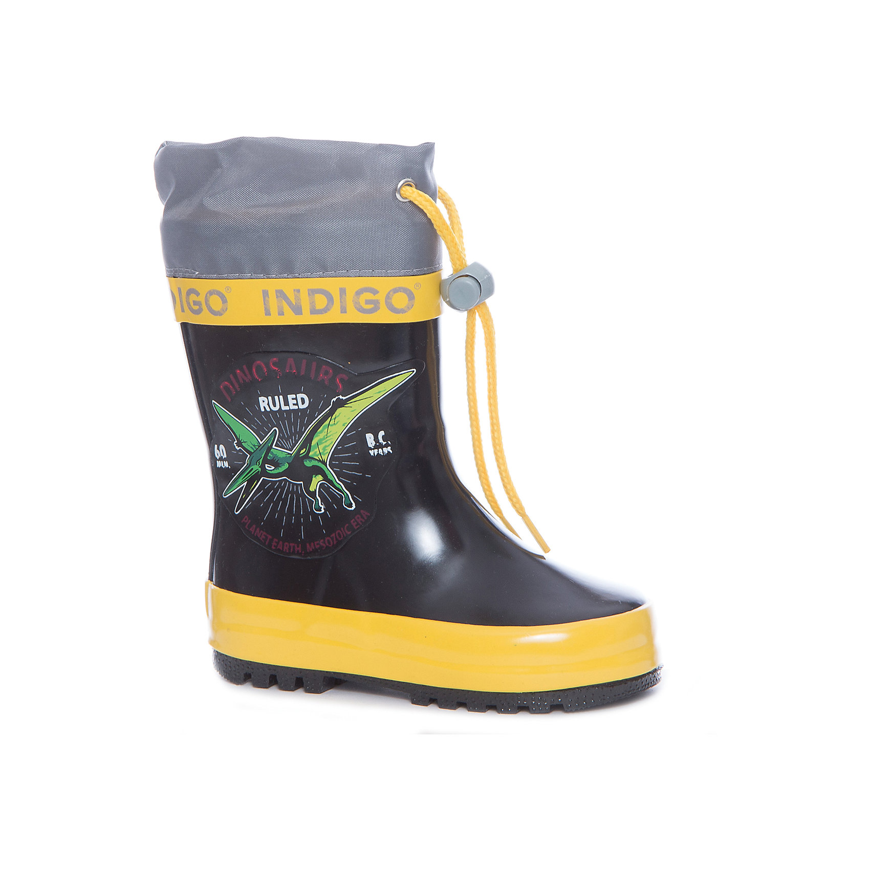 Резиновые сапоги для мальчика Indigo kids Резиновые сапоги для мальчика Indigo kidsРезиновые сапоги<br>Сапоги резиновые для мальчика Indigo kids<br>Состав:<br>Материал верха:Резина/Текстиль Материал подклада:Текстиль<br><br>Ширина мм: 237<br>Глубина мм: 180<br>Высота мм: 152<br>Вес г: 438<br>Цвет: черный<br>Возраст от месяцев: 18<br>Возраст до месяцев: 21<br>Пол: Мужской<br>Возраст: Детский<br>Размер: 23,28,22,24,25,26,27<br>SKU: 5489482