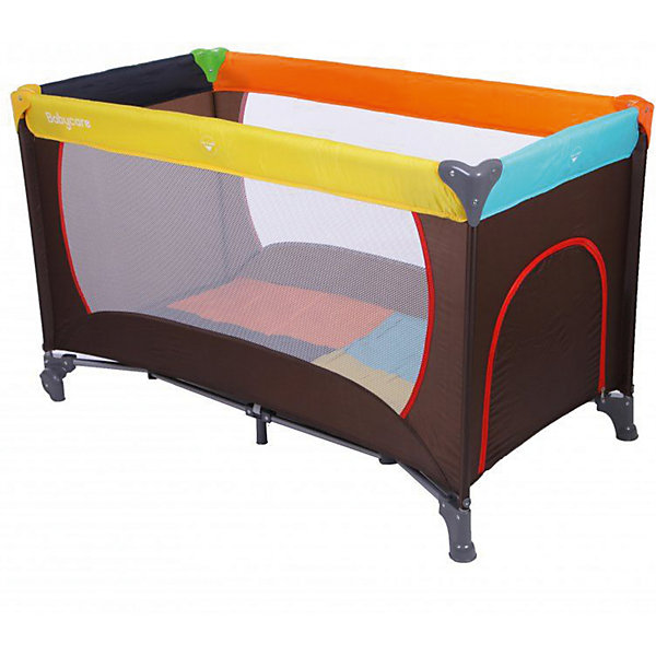 Манеж Arena, Baby Care, разноцветный Манеж Arena, Baby Care, разноцветныйДетские кроватки<br>Характеристики товара:<br><br>• возраст с рождения до 3 лет;<br>• материал: пластик, текстиль<br>• допустимый вес эксплуатации: до 14 кг<br>• высота от матраса до борта: 60 см<br>• манеж быстро складывается и быстро раскладывается<br>• есть замок-фиксатор, защищающий от произвольного складывания<br>• боковой лаз на молнии<br>• можно использовать как в помещении, так и на природе<br>• 2 колеса<br>• размер матраса 118х59 см;<br>• размер манежа 122х62х74 см;<br>• вес манежа 7,5 кг;<br>• размер упаковки 75х21х20 см;<br>• вес упаковки 7,8 кг.<br><br>Манеж Baby Care Arena — практичный манеж для отдыха и игр малыша, пока мама занята домашними делами. Боковины манежа выполнены из сетчатой ткани, которая обеспечивает циркуляцию воздуха. Когда малыш подрастет, он будет учиться залазить и вылазить из манежа через боковой лаз на молнии. Конструкция отличается хорошей устойчивостью благодаря 4 ножкам и дополнительной опоре по центру. 2 колеса облегчают перемещение по квартире. Углы манежа закрыты пластиковыми накладками, чтобы исключить случайные повреждения. Специальный замок препятствует самопроизвольное складывание манежа. Манеж легко и быстро складывается.<br><br>Комплектация:<br><br>• манеж;<br>• сумка для транспортировки.<br><br>Манеж Baby Care Arena разноцветный можно приобрести в нашем интернет-магазине.<br><br>Ширина мм: 750<br>Глубина мм: 210<br>Высота мм: 200<br>Вес г: 7800<br>Возраст от месяцев: 0<br>Возраст до месяцев: 36<br>Пол: Унисекс<br>Возраст: Детский<br>SKU: 5493351