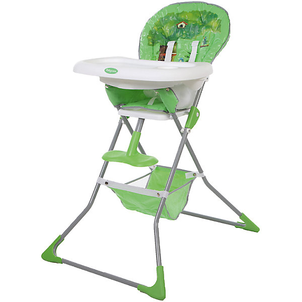 Стульчик для кормления Tea Time, Baby Care, зелёный Стульчик для кормления Tea Time, Baby Care, зелёныйСтульчики для кормления с 6 месяцев<br>Характеристики товара:<br><br>• возраст от 6 месяцев;<br>• материал сидения: ПВХ;<br>• регулировка глубины столешницы в 3 положениях;<br>• регулируемая пластиковая подножка;<br>• 5-ти точечные ремни безопасности;<br>• дополнительный пластиковый разделитель между ножек;<br>• под сидением корзина для вещей и игрушек;<br>• съёмный чехол<br>• стоит самостоятельно в сложенном виде.<br><br>Стульчик для кормления Baby Care Tea Time — практичный и удобный стульчик для приучения малыша кушать самостоятельно. Сидение изготовлено из мягкой ткани. Чехол по мере загрязнения снимается и стирается. В стульчика малыша удерживают 5-ти точечные ремни безопасности. Для комфортной посадки предусмотрена пластиковая регулируемая подножка. Под сидением расположена сетчатая корзинка для детских игрушек, салфеток, полотенец.<br><br>Размер стульчика в разложенном виде 64х76х101 см<br>Размер стульчика в сложенном виде 64х13х124 см<br>Ширина сидения 29 см<br>Вес стульчика 5,1 кг<br>Размер упаковки 64х38х20 см<br>Вес упаковки 6,1 кг<br><br>Стульчик для кормления Baby Care Tea Time зеленый можно приобрести в нашем интернет-магазине.<br><br>Ширина мм: 640<br>Глубина мм: 380<br>Высота мм: 200<br>Вес г: 6100<br>Возраст от месяцев: 6<br>Возраст до месяцев: 36<br>Пол: Унисекс<br>Возраст: Детский<br>SKU: 5493360