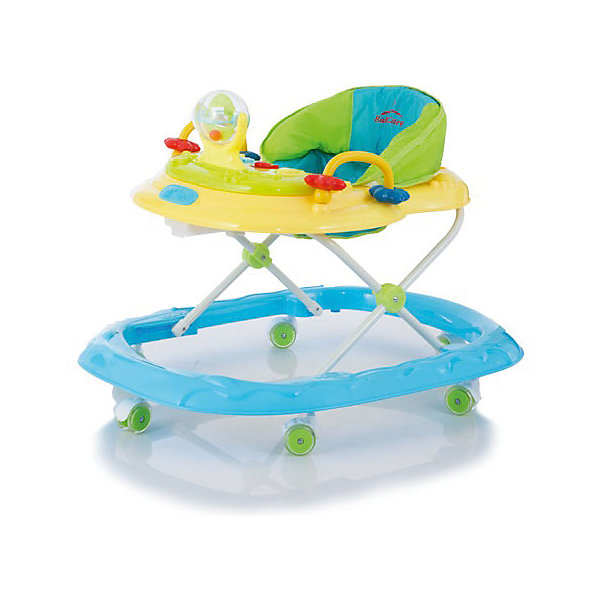 Ходунки Walker, Baby Care, светло-желтый Ходунки Walker, Baby Care, светло-желтыйХодунки<br>Характеристики товара:<br><br>• возраст от 6 месяцев;<br>• максимальная нагрузка: 12 кг<br>• материал: пластик;<br>• регулировка по высоте в 5 положениях;<br>• съёмная игровая панель со световыми и звуковыми эффектами;<br>• 6 силиконовых колес;<br>• текстиль можно снять для стирки<br>• размер ходунков 61х76х53 см;<br>• вес 3,1 кг;<br>• размер упаковки 77х61х12 см;<br>• вес упаковки 3,7 кг.<br><br>Ходунки Baby Care Walker научат малыша самостоятельно ходить, держать равновесие и координировать движения. Ходунки оборудованы сидением с мягкой обивкой. Высоту сидения можно отрегулировать по мере роста малыша. Спереди расположена игровая панель со световыми и звуковыми эффектами. Сняв панель, ее можно использовать и отдельно для игр. В процессе игры у ребенка развиваются мелкая моторика рук, цветовое и зрительное восприятие, музыкальный слух. Конструкция отличается хорошей устойчивостью благодаря широкому основанию. Колеса изготовлены из силикона и не повреждают напольное покрытие. Легко и просто складываются гармошкой для хранения дома.<br><br>Ходунки Baby Care Walker можно приобрести в нашем интернет-магазине.<br><br>Ширина мм: 770<br>Глубина мм: 610<br>Высота мм: 120<br>Вес г: 3700<br>Возраст от месяцев: 7<br>Возраст до месяцев: 12<br>Пол: Унисекс<br>Возраст: Детский<br>SKU: 5493378