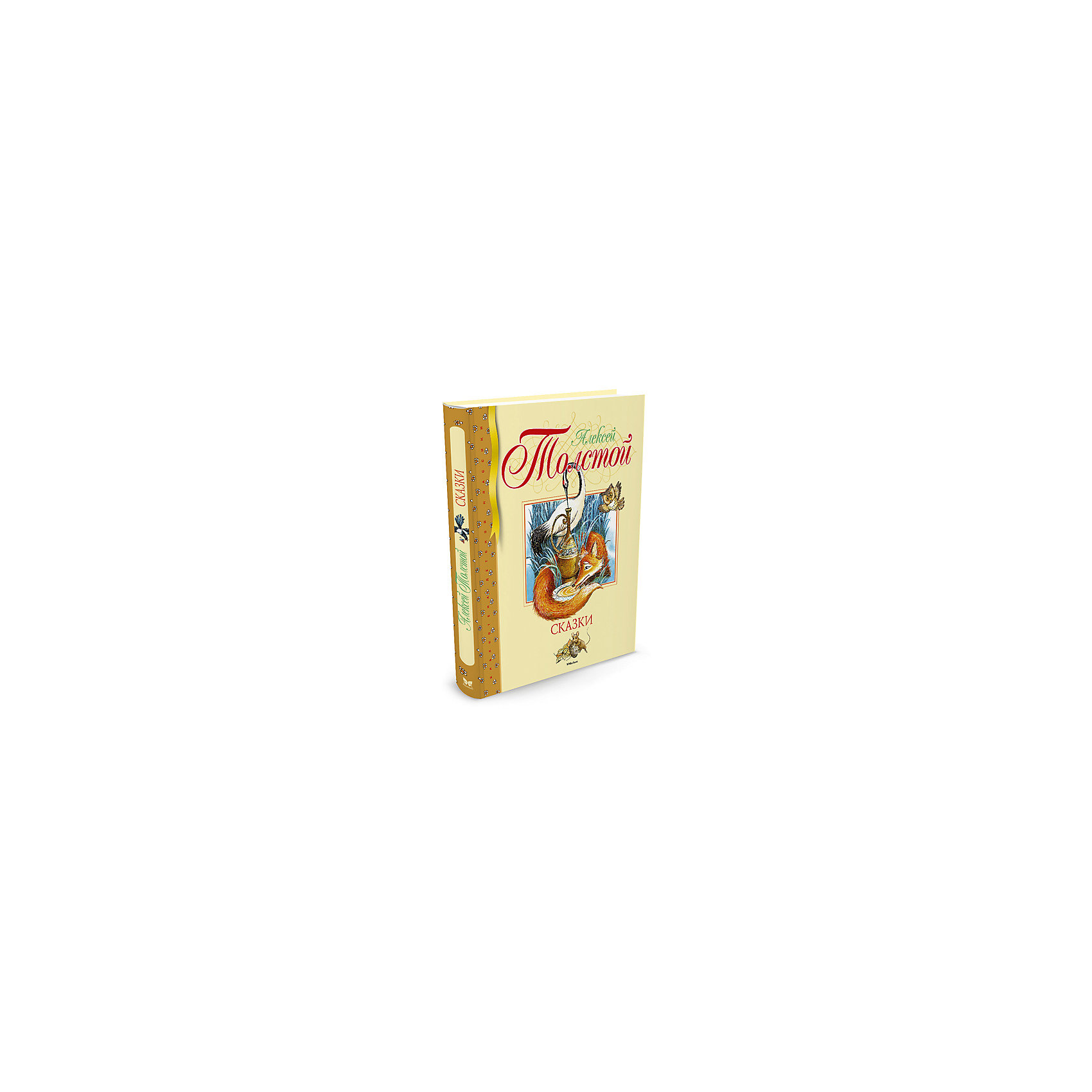 Сказки. А. Толстой, MACHAON Сказки. А. Толстой, MACHAONТолстой А.Н.<br>Сказки. А. Толстой.<br><br>Характеристики:<br><br>• Автор: Алексей Толстой<br>• Художник: Е. Белоусова<br>• Издательство: Махаон, 2016 год<br>• Серия: Библиотека детской классики<br>• Тип обложки: 7Б - твердая (плотная бумага или картон)<br>• Иллюстрации: цветные<br>• Количество страниц: 80<br>• Размер: 242x201х10 мм.<br>• Вес: 327 гр.<br>• ISBN: 9785389120266<br><br>Книга Толстой А. К. - это сборник разных сказок, в которых главными героями являются простые люди. Кроме того, в них встречаются такие мистические существа, как водяные, русалочки, лешие и прочие представители нечисти. Литературно-художественное издание для младшего школьного возраста.<br><br>Содержание:<br>Русалочьи сказки:<br>- Иван да Марья.<br>- Водяной.<br>- Кикимора.<br>- Дикий кур.<br>- Иван-царевич и Алая-Алица.<br>- Странник и змей.<br>- Звериный царь.<br>- Хозяин.<br>Сорочьи сказки:<br>- Сорока.<br>- Мышка.<br>- Козёл.<br>- Ёж.<br>- Лиса.<br>- Заяц.<br>- Кот Васька.<br>- Грибы.<br>- Рачья свадьба.<br>- Порточки.<br>- Петушки.<br>- Мерин.<br>- Верблюд.<br>- Куриный бог.<br>- Картина.<br>- Маша и мышки.<br>Русские народные сказки:<br>- Лиса и дрозд.<br>- Лиса и журавль.<br>- Журавль и цапля.<br>- Кот и лиса.<br>- Овца, лиса и волк.<br>- Медведь и лиса.<br>- Мужик и медведь.<br>- Заяц-хваста.<br><br><br><br>Книгу Сказки. А. Толстой можно купить в нашем интернет-магазине.<br><br>Ширина мм: 242<br>Глубина мм: 201<br>Высота мм: 100<br>Вес г: 327<br>Возраст от месяцев: 84<br>Возраст до месяцев: 120<br>Пол: Унисекс<br>Возраст: Детский<br>SKU: 5493502