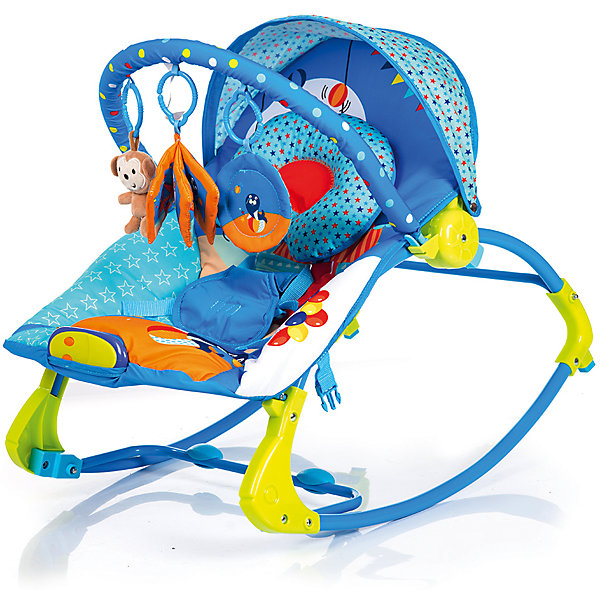Шезлонг RK-01, Babyhit, Цирк Шезлонг RK-01, Babyhit, ЦиркДетские шезлонги<br>Характеристики:<br><br>• шезлонг оснащен полользями для качания;<br>• шезлонг трансформируется в кресло-качалку;<br>• наклон спинки регулируется, 3 положения: полусидя, полулежа и лежа;<br>• используется функция вибрации;<br>• ремни безопасности и мягкий паховый ограничитель;<br>• музыкальное сопровождение;<br>• съемный чехол, который можно стирать;<br>• дуга с подвесными игрушками;<br>• компактное складывание;<br>• допустимая нагрузка: с опущенной спинкой - 10 кг, с поднятой спинкой - 20 кг;<br>• размеры шезлонга: 51х78х59 см;<br>• размер упаковки: 50х9х36 см;<br>• вес: 3,39 кг.<br><br>Детский шезлонг используется не только как креслице-кокон для сна и отдыха ребенка. Благодаря полозьям шезлонг используется как кресло-качалка, когда дополнительной функцией является равномерное раскачивание ребенка креслице-коконе как в люльке. На основании опорной конструкции шезлонга-качалки имеются специальные накладки, которые препятствуют возникновению мелких царапин и потертостей на напольном покрытии. Защитный козырек, дуга с игрушками, подголовник анатомической формы – данные аксессуары обеспечивают дополнительный комфорт и функциональность шезлонга.<br><br>Шезлонг RK-01, Babyhit, Цирк можно купить в нашем интернет-магазине.<br><br>Ширина мм: 500<br>Глубина мм: 360<br>Высота мм: 90<br>Вес г: 3390<br>Возраст от месяцев: 6<br>Возраст до месяцев: 18<br>Пол: Унисекс<br>Возраст: Детский<br>SKU: 5500353
