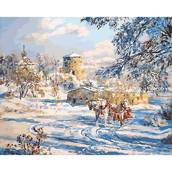 Живопись на холсте Русская тройка. Река Пскова, 40*50 см Живопись на холсте Русская тройка. Река Пскова, 40*50 смРаскраски по номерам<br>Живопись на холсте Русская тройка. Река Пскова, 40*50 см<br><br>Характеристики:<br><br>• Вес: 850<br>• Размер: 40х50<br>• Краски: акриловые, быстросохнущие<br>• Количество цветов: 35<br>• В наборе: холст на подрамнике, настенное крепление, контрольный лист с рисунком, 35 красок, 3 кисти<br><br>Данный набор позволит любому человеку ощутить себя профессиональным художником. В комплект входит холст с нанесенным на него рисунком по номерам, акриловые краски на водной основе, специальный контрольный лист, предотвращающий ошибки и 3 удобные кисти разных размеров. Рисовать на холсте очень удобно, а благодаря номерам на картине и баночках с краской - это совсем просто. <br><br>Цвета ложатся ровным слоем, перекрывая нанесенный рисунок. Если вы боитесь, что где-то ошиблись – приложите контрольный лист, который полностью повторяет схему. Акриловые краски совершенно безопасны и не имеют запаха. А благодаря настенному креплению вы сможете повесить готовую работу.<br><br>Живопись на холсте Русская тройка. Река Пскова, 40*50 см можно купить в нашем интернет-магазине.<br><br>Ширина мм: 510<br>Глубина мм: 410<br>Высота мм: 250<br>Вес г: 850<br>Возраст от месяцев: 72<br>Возраст до месяцев: 2147483647<br>Пол: Унисекс<br>Возраст: Детский<br>SKU: 5500400