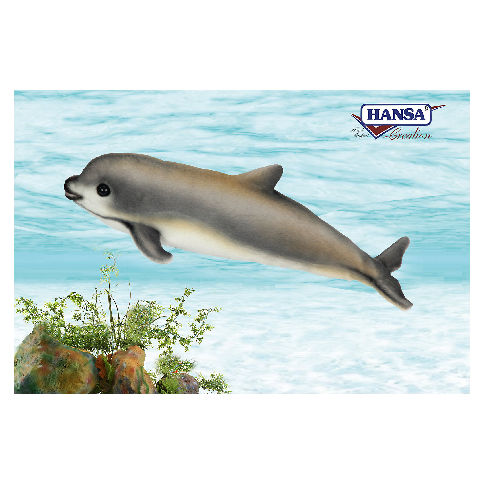 Детеныш калифорнийской морской свиньи, 31 см, Hansa Детеныш калифорнийской морской свиньи, 31 см, HansaМягкие игрушки животные<br>Детеныш калифорнийской морской свиньи, 31 см, Hansa (Ханса)<br><br>Характеристики:<br><br>• реалистичные детали<br>• приятная на ощупь<br>• размер игрушки: 31 см <br>• материал: искусственный мех, пластик, полиэфир, текстиль<br>• вес: 180 грамм<br><br>Детеныш калифорнийской морской свиньи от Hansa порадует вас своей реалистичностью. Мягкая шерстка и милые блестящие глазки делают игрушку очень привлекательной для взрослых и детей. Мягкая игрушка Hansa станет отличным подарком ребенку или украшением интерьера.<br><br>Детеныш калифорнийской морской свиньи, 31 см, Hansa (Ханса) можно купить в нашем интернет-магазине.<br><br>Ширина мм: 100<br>Глубина мм: 310<br>Высота мм: 120<br>Вес г: 180<br>Возраст от месяцев: 36<br>Возраст до месяцев: 2147483647<br>Пол: Унисекс<br>Возраст: Детский<br>SKU: 5503306