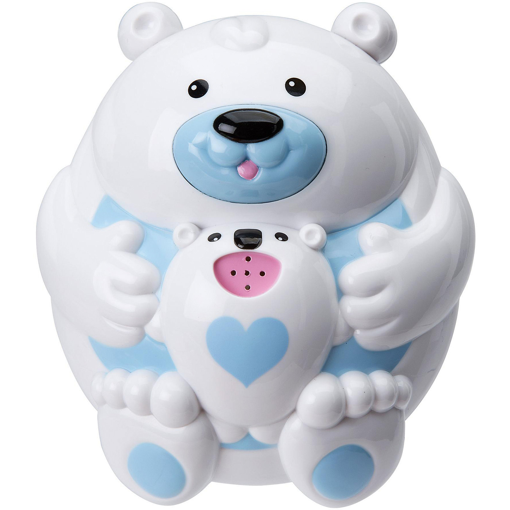 Игрушка для ванны Полярный медвежонок, ALEX Игрушка для ванны Полярный медвежонок, ALEXЛейки и поливалки<br>Игрушка для ванны Полярный медвежонок, ALEX (Алекс)<br><br>Характеристики:<br><br>• крутится, жужжит и брызгает водой<br>• материал: ПВХ, металл<br>• размер игрушки: 12 см<br>• батарейки: АА - 2 шт. (не входят в комплект)<br>• размер упаковки: 15х7х8 см<br><br>Полярный медвежонок станет лучшим другом малыша во время купания. Для этого нужно наполнить игрушку водой и нажать на носик медведицы. При нажатии на кнопку мишка начинает забавно крутиться, жужжать и брызгать водой из своего маленького фонтанчика. Такой очаровательный медвежонок принесет много радости малышу! Для работы необходимы две батарейки АА (не входят в комплект).<br><br>Игрушку для ванны Полярный медвежонок, ALEX (Алекс) можно купить в нашем интернет-магазине.<br><br>Ширина мм: 150<br>Глубина мм: 70<br>Высота мм: 180<br>Вес г: 560<br>Возраст от месяцев: 36<br>Возраст до месяцев: 2147483647<br>Пол: Унисекс<br>Возраст: Детский<br>SKU: 5503309