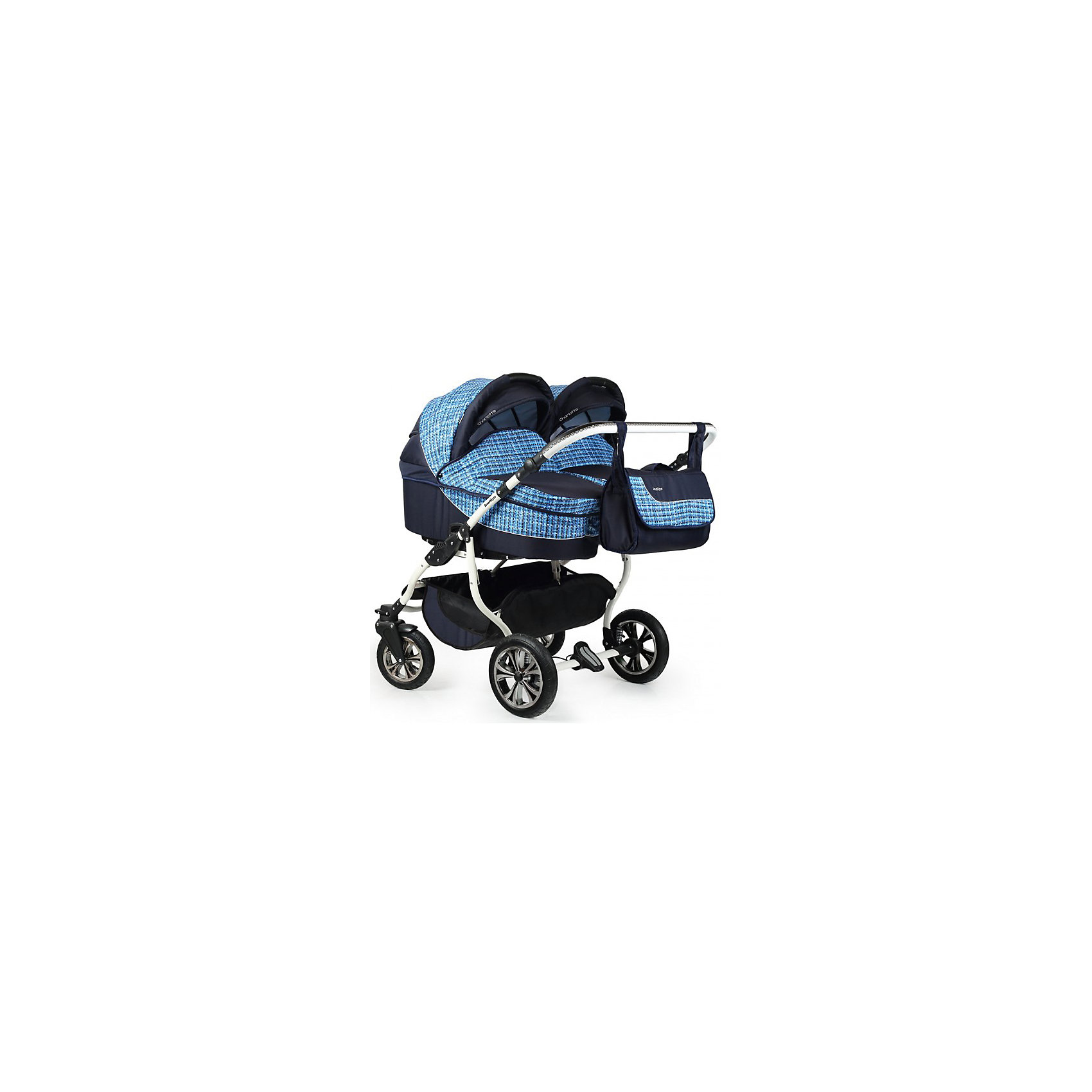 Коляска для двойни Indigo CHARLOTTE DUO, синий+голубой узор Ch 25 Коляска для двойни Indigo CHARLOTTE DUO, синий+голубой узор Ch 25Коляски для двойни<br>Коляска для двойни CHARLOTTE DUO (Indigo) (Ch 25 (т.синий+голубой узор); 10113110/130217/0014659, ПОЛЬША)<br><br>Ширина мм: 1000<br>Глубина мм: 940<br>Высота мм: 1200<br>Вес г: 25000<br>Возраст от месяцев: 0<br>Возраст до месяцев: 36<br>Пол: Мужской<br>Возраст: Детский<br>SKU: 5504203