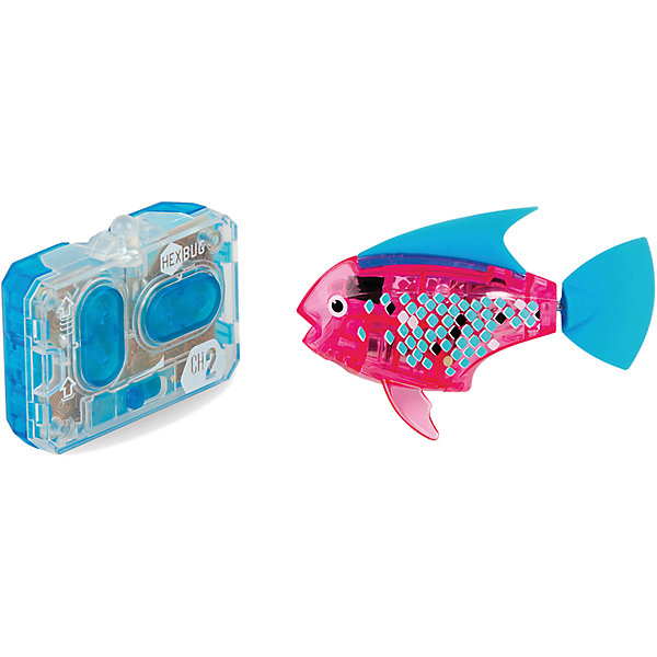 Микро-робот Aqua Bot, розовый, Hexbug Микро-робот Aqua Bot, розовый, HexbugИнтерактивные животные<br>Микро-робот Aqua Bot, розовый, Hexbug (Хексбаг)<br><br>Характеристики:<br><br>• плавает в любом направлении<br>• автоматическое отключение вне воды<br>• цвет: розовый<br>• размер: 8х4х2 см<br>• батарейки: AG13 - 2 шт. (входят в комплект)<br>• материал: пластик, металл<br>• размер упаковки: 19х6х4 см<br>• вес: 31 грамм<br><br>Aqua Bot - маленькая рыбка-робот, которая поразит вас своими размерами и ловкостью. Этот малыш быстро передвигается в воде в любом направлении. Положите микроробота в воду - и он тут же отправится покорять водное пространство. Если вытащить робота из воды, он автоматически отключается для экономии энергии. Такая замечательная игрушка, несомненно, понравится всем членам семьи!<br><br>Микро-робот Aqua Bot, розовый, Hexbug (Хексбаг) можно купить в нашем интернет-магазине.<br><br>Ширина мм: 160<br>Глубина мм: 90<br>Высота мм: 120<br>Вес г: 85<br>Возраст от месяцев: 36<br>Возраст до месяцев: 2147483647<br>Пол: Унисекс<br>Возраст: Детский<br>SKU: 5507181