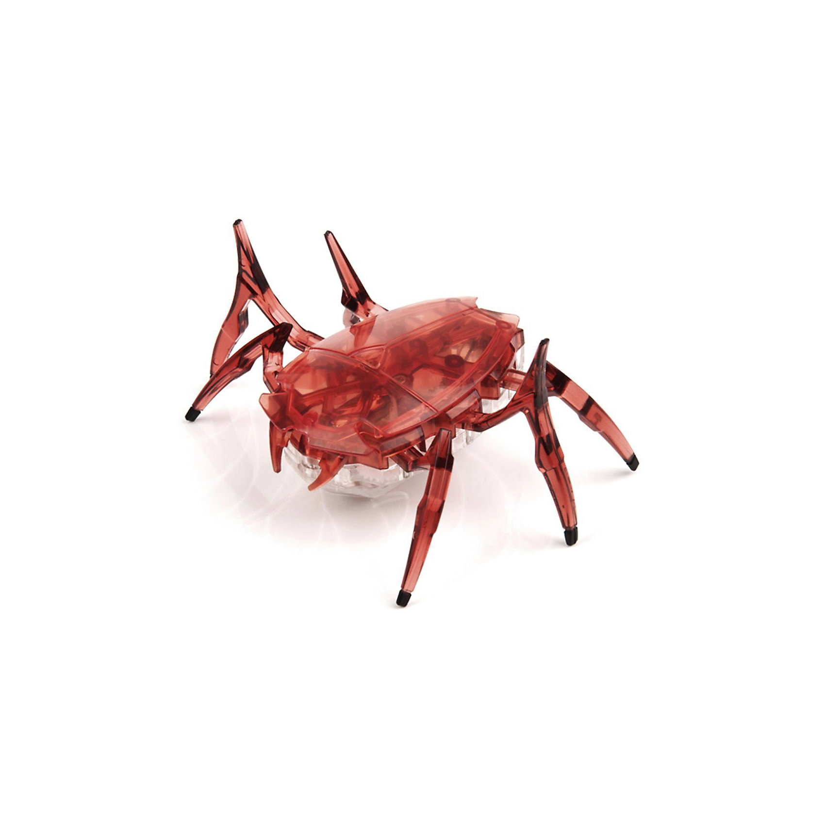 Микро-робот Cкарабей, вишневый, Hexbug Микро-робот Cкарабей, вишневый, HexbugПрочие интерактивные игрушки<br>Микро-робот Cкарабей, вишневый, Hexbug (Хексбаг)<br><br>Характеристики:<br><br>• самостоятельно передвигается и переворачивается<br>• умеет толкать небольшие предметы<br>• мощный моторчик<br>• батарейки: AG13 - 3 шт. (входят в комплект)<br>• материал: пластик, металл<br>• размер: 6х7х4 см<br>• цвет: вишневый<br>• размер упаковки: 13х11,5х6 см<br>• вес: 40 грамм<br><br>Микро-робот Скарабей - маленькая копия своего прототипа. Как и жук скарабей, робот умеет толкать небольшие предметы, превышающие его собственный вес. Кроме того, робот не имеет датчиков и самостоятельно передвигается в любую сторону. При столкновении с препятствием робот отпрыгивает и разворачивается в другую сторону, чтобы продолжить свой путь. Даже если робот упадет на спинку, он быстро перевернется и побежит в нужном направлении. Такая игрушка позволит вам весело провести время всей семьей!<br><br>Микро-робота Cкарабей, вишневый, Hexbug (Хексбаг) вы можете купить в нашем интернет-магазине.<br><br>Ширина мм: 60<br>Глубина мм: 110<br>Высота мм: 130<br>Вес г: 47<br>Возраст от месяцев: 36<br>Возраст до месяцев: 2147483647<br>Пол: Унисекс<br>Возраст: Детский<br>SKU: 5507222