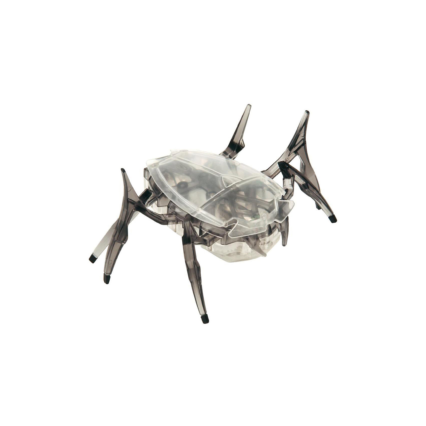 Микро-робот Cкарабей, черный, Hexbug Микро-робот Cкарабей, черный, HexbugИнтерактивные животные<br>Микро-робот Cкарабей, черный, Hexbug (Хексбаг)<br><br>Характеристики:<br><br>• самостоятельно передвигается и переворачивается<br>• умеет толкать небольшие предметы<br>• мощный моторчик<br>• батарейки: AG13 - 3 шт. (входят в комплект)<br>• материал: пластик, металл<br>• размер: 6х7х4 см<br>• цвет: черный<br>• размер упаковки: 13х11,5х6 см<br>• вес: 40 грамм<br><br>Микро-робот Скарабей - маленькая копия своего прототипа. Как и жук скарабей, робот умеет толкать небольшие предметы, превышающие его собственный вес. Кроме того, робот не имеет датчиков и самостоятельно передвигается в любую сторону. При столкновении с препятствием робот отпрыгивает и разворачивается в другую сторону, чтобы продолжить свой путь. Даже если робот упадет на спинку, он быстро перевернется и побежит в нужном направлении. Такая игрушка позволит вам весело провести время всей семьей!<br><br>Микро-робота Cкарабей, черный, Hexbug (Хексбаг) вы можете купить в нашем интернет-магазине.<br><br>Ширина мм: 60<br>Глубина мм: 110<br>Высота мм: 130<br>Вес г: 47<br>Возраст от месяцев: 36<br>Возраст до месяцев: 2147483647<br>Пол: Унисекс<br>Возраст: Детский<br>SKU: 5507226