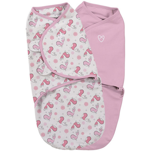Конверт на липучке Swaddleme, размер S/M, 2шт., Summer Infant, розовый/птички Конверт на липучке Swaddleme, размер S/M, 2шт., Summer Infant, розовый/птичкиКонверты для пеленания<br>Характеристики конверта на липучке Swaddleme: <br><br>• конверт-мешок для детей первого года жизни;<br>• не сковывает движения ребенка;<br>• снижает рефлекс вздрагивания;<br>• конверт оснащен крыльями, малыш не сможет «освободиться» во время движений ручками;<br>• объятия крыльев регулируются по мере роста ребенка;<br>• тип застежки: липучки;<br>• отверстие в области ног ребенка для смены подгузника;<br>• размер конверта: S/M;<br>• длина конверта: 55 см;<br>• рост ребенка: 56-62 см;<br>• вес ребенка: 3-6 кг;<br>• возраст ребенка: от рождения до 3-х месяцев;<br>• состав ткани: 100% хлопок.<br><br>Конверт-мешок на липучке позволяет деткам первого года жизни вести себя спокойнее во сне, снижает рефлекс вздрагивания, при этом конверт не сковывает движений ребенка. Ручки обтянуты мягкими эластичными «крыльями» конверта, а ножками ребенок может легко теребить. Регулируемые объятия крыльев дают возможность подгонять размер конверта в зависимости от его роста и веса. Отверстие конверта в области ножек малыша дает возможность контролировать наполненность подгузника, чтобы осуществить своевременную его замену. <br><br>Количество в упаковке: 2 шт.<br>Размер упаковки: 27х15х4,5 см<br>Вес: 300 г<br><br>Конверт на липучке Swaddleme, размер S/M, 2шт., Summer Infant, розовый/птички можно купить в нашем интернет-магазине.<br><br>Ширина мм: 150<br>Глубина мм: 270<br>Высота мм: 45<br>Вес г: 300<br>Возраст от месяцев: 0<br>Возраст до месяцев: 3<br>Пол: Женский<br>Возраст: Детский<br>SKU: 5507988