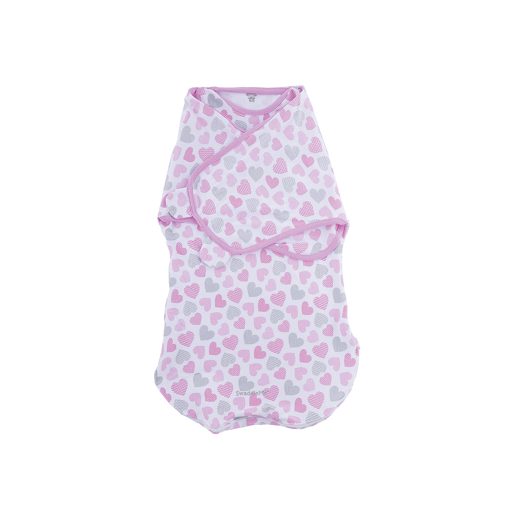 Конверт на липучке Wrap Sack, размер L, Summer Infant, сердечки Конверт на липучке Wrap Sack, размер L, Summer Infant, сердечкиПеленание<br>Характеристики конверта на липучке Wrap Sack:<br><br>• практичная пеленка 2в1 для ребенка: конверт с крыльями и мешок для сна с прорезями для ручек;<br>• два способа фиксации;<br>• мешок для сна можно использовать вместо одеяла;<br>• руки можно запеленать, можно оставить их свободными;<br>• находясь в конверте, ребенок может спокойно двигать ножками;<br>• тип застежки: липучка;<br>• материал: 100% хлопок;<br>• размер конверта: L;<br>• вес ребенка: 6-10 кг;<br>• рост ребенка: 68-72 см;<br>• возраст ребенка: от 4 до 9 месяцев.<br><br>Практичный конверт с двумя способами фиксации дает возможность снизить рефлекторное движение ребенка ручками во сне – рефлекс вздрагивания. Ручки прилегают к туловищу, ребеночек не будит ручками себя во сне. Также можно использовать конверт как мешок для сна, когда ручки будут открыты, малыш сможет спокойно их рассматривать, шевелить ручками.<br><br>Размер упаковки: 31х22,5х20 см<br>Вес: 300 г<br><br>Конверт на липучке Wrap Sack, размер L, Summer Infant, сердечки можно купить в нашем интернет-магазине.<br><br>Ширина мм: 225<br>Глубина мм: 310<br>Высота мм: 20<br>Вес г: 300<br>Возраст от месяцев: 3<br>Возраст до месяцев: 9<br>Пол: Женский<br>Возраст: Детский<br>SKU: 5508002