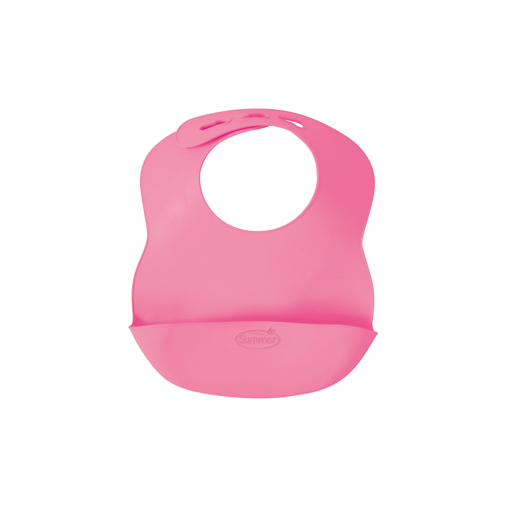 Нагрудник Bibbity, Summer Infant, розовый Нагрудник Bibbity, Summer Infant, розовыйНагрудники и салфетки<br>Характеристики:<br><br>• регулируемый размер воротничка нагрудника;<br>• кармашек для крошек;<br>• мягкие изгибы нагрудника;<br>• не содержит бисфинол А;<br>• материал: гибкий пластик;<br>• размер нагрудника: 27,5х23х5 см;<br>• вес: 120 г.<br><br>Пластиковый нагрудник пригодится малышам старше 6 месяцев. Специальный кармашек создан специально для собирания крошек, которые сыплются в процессе приема пищи ребенком. Нагрудник имеет регулируемый ремешок, чтобы подобрать оптимальный размер окружности воротничка нагрудники на шейке ребенка. Легко моется и освобождается от остатков пищи. <br><br>Нагрудник Bibbity, Summer Infant, голубой можно купить в нашем интернет-магазине.<br><br>Ширина мм: 230<br>Глубина мм: 275<br>Высота мм: 50<br>Вес г: 120<br>Возраст от месяцев: 6<br>Возраст до месяцев: 36<br>Пол: Женский<br>Возраст: Детский<br>SKU: 5508010