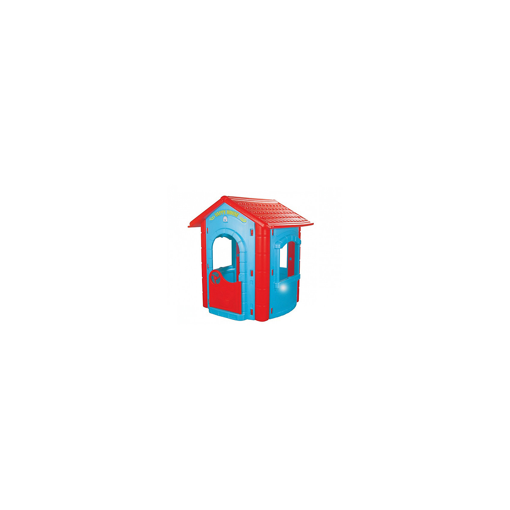 Домик игровой HAPPY HOUSE, PILSAN Домик игровой HAPPY HOUSE, PILSANДомики и мебель<br>Характеристики товара:<br><br>• цвет: голубой, красный<br>• возраст: с 2 лет<br>• прочная конструкция<br>• привлекательный дизайн<br>• безопасные материалы<br>• вместительное внутреннее пространство<br>• материал: пластик<br>• размер: 112х104,5х131 см<br>• размер упаковки: 70х130х45 см<br>• вес: 22,5 кг<br><br>Дом HAPPY HOUSE подарит малышу хорошее настроение и увлекательную игру. В игровой домик ребенок сможет пригласить своих друзей и угостить их вкусным чаем. <br><br>Игра с домиком способствует развитию социально-коммуникативных связей. <br><br>Домик можно установить на игровой площадке или в детской комнате. <br><br>Яркая расцветка домика привлечет внимание и пробудит интерес к сюжетно-ролевым играм. <br><br>Домик игровой HAPPY HOUSE, PILSAN (Пилсан) можно купить в нашем интернет-магазине.<br><br>Ширина мм: 450<br>Глубина мм: 1300<br>Высота мм: 700<br>Вес г: 22500<br>Возраст от месяцев: 24<br>Возраст до месяцев: 120<br>Пол: Унисекс<br>Возраст: Детский<br>SKU: 5512014
