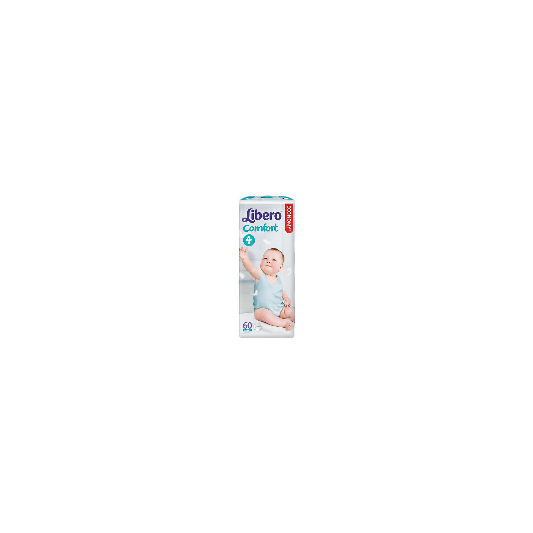 Подгузники Comfort, Mega Maxi 7-14 кг (4), 60 шт., Libero Подгузники Comfort, Mega Maxi 7-14 кг (4), 60 шт., LiberoПодгузники классические<br><br><br>Ширина мм: 127<br>Глубина мм: 147<br>Высота мм: 240<br>Вес г: 1000<br>Возраст от месяцев: -2147483648<br>Возраст до месяцев: 2147483647<br>Пол: Унисекс<br>Возраст: Детский<br>SKU: 5512941