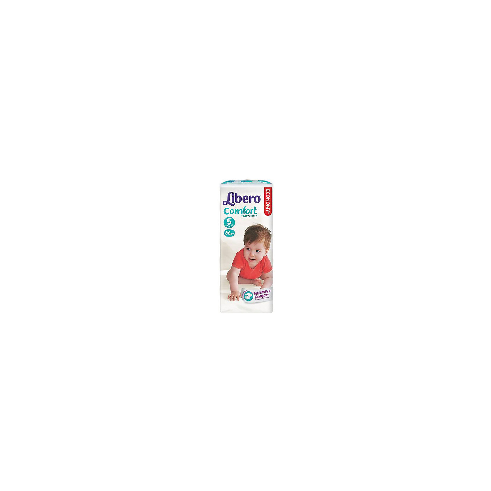 Подгузники Comfort, Mega Maxi Plus 10-16 кг (5), 56 шт., Libero Подгузники Comfort, Mega Maxi Plus 10-16 кг (5), 56 шт., LiberoПодгузники классические<br><br><br>Ширина мм: 127<br>Глубина мм: 147<br>Высота мм: 240<br>Вес г: 1000<br>Возраст от месяцев: -2147483648<br>Возраст до месяцев: 2147483647<br>Пол: Унисекс<br>Возраст: Детский<br>SKU: 5512942