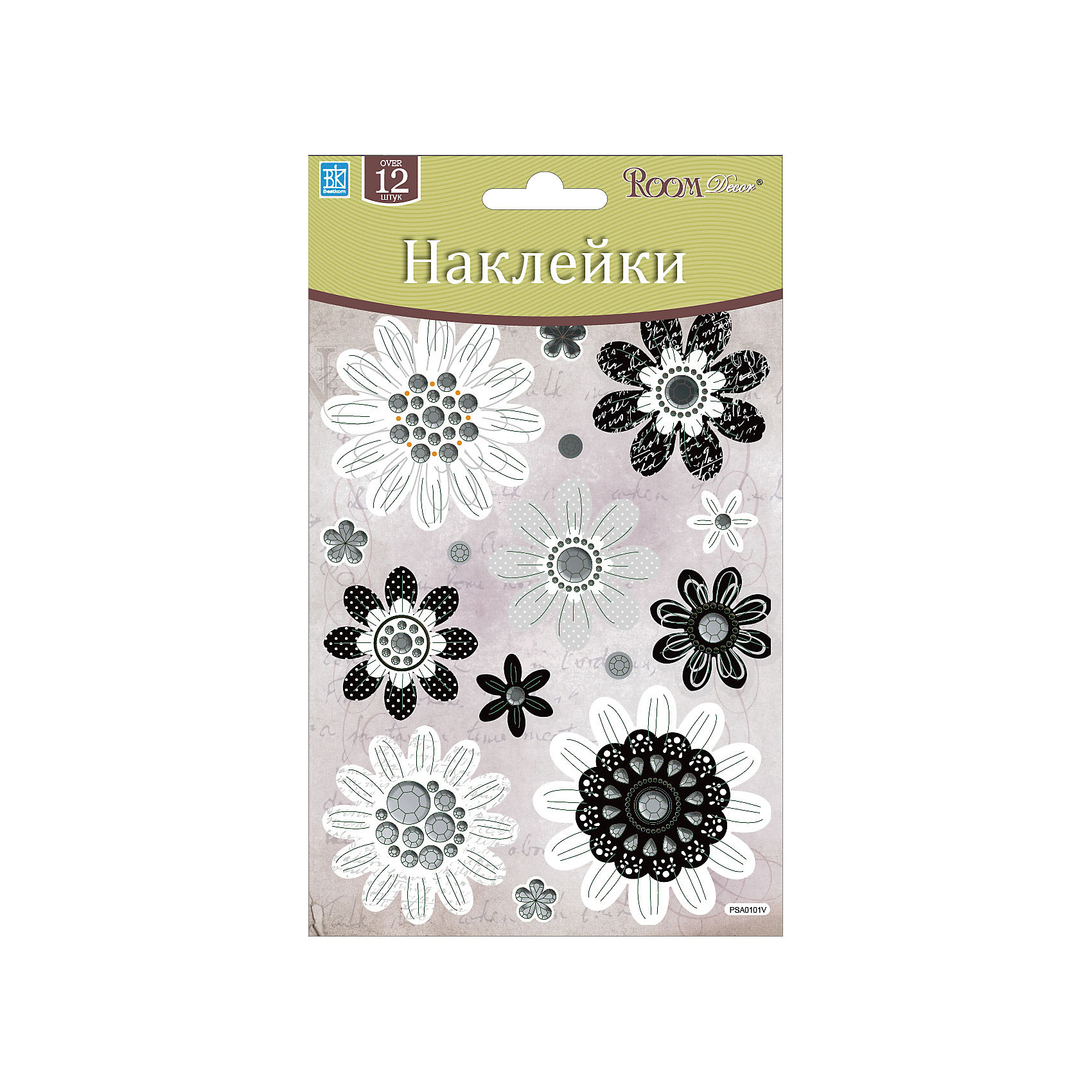 Наклейка Цветы мини PSA 0101, Room Decor, черно-белый Наклейка Цветы мини PSA 0101, Room Decor, черно-белыйПредметы интерьера<br>элементов: 12<br>материал: ПВХ; 3D, влагостойкая<br><br>Ширина мм: 125<br>Глубина мм: 70<br>Высота мм: 170<br>Вес г: 20<br>Возраст от месяцев: 36<br>Возраст до месяцев: 168<br>Пол: Унисекс<br>Возраст: Детский<br>SKU: 5512956