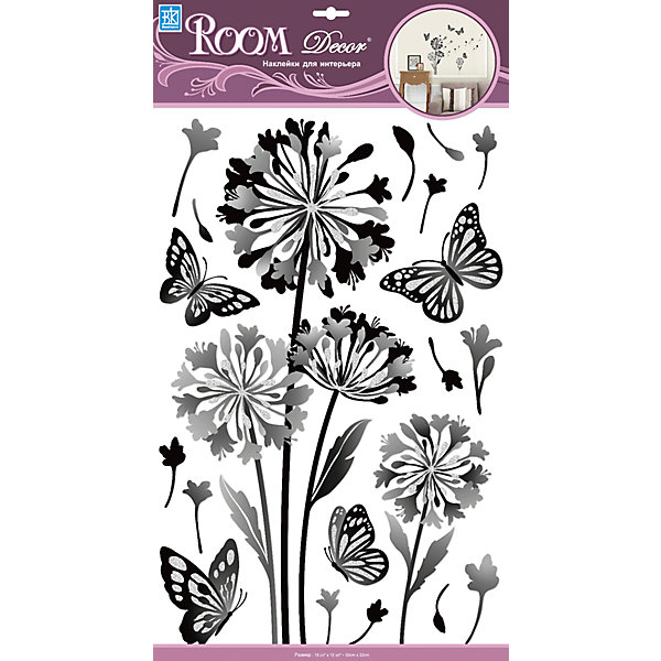 Наклейка Одуванчик с блестками RCA 9362, Room Decor от myToys Наклейка Одуванчик с блестками RCA 9362, Room Decor от myToys