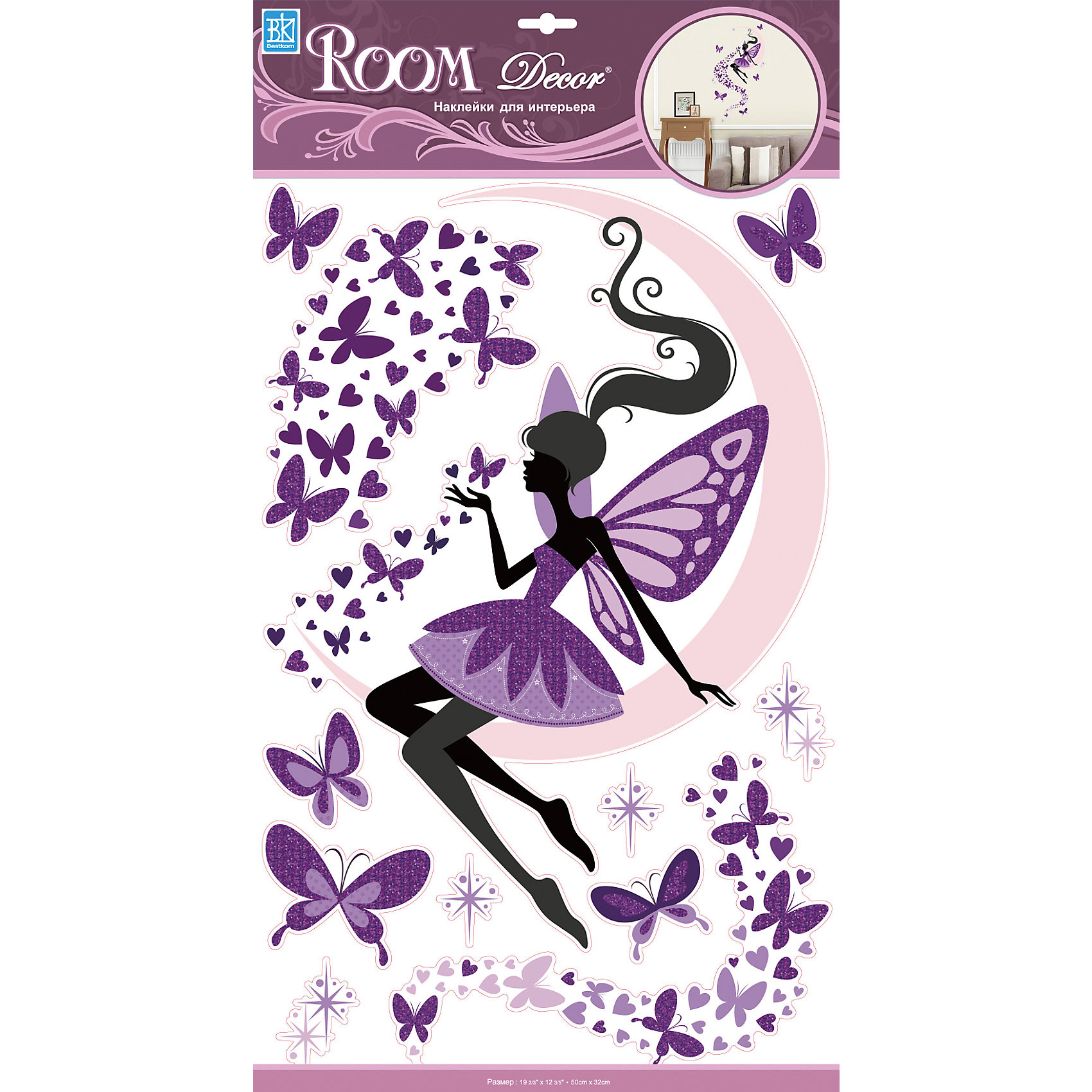 Наклейка Фея на луне RCA 9371, Room Decor от myToys Наклейка Фея на луне RCA 9371, Room Decor от myToys