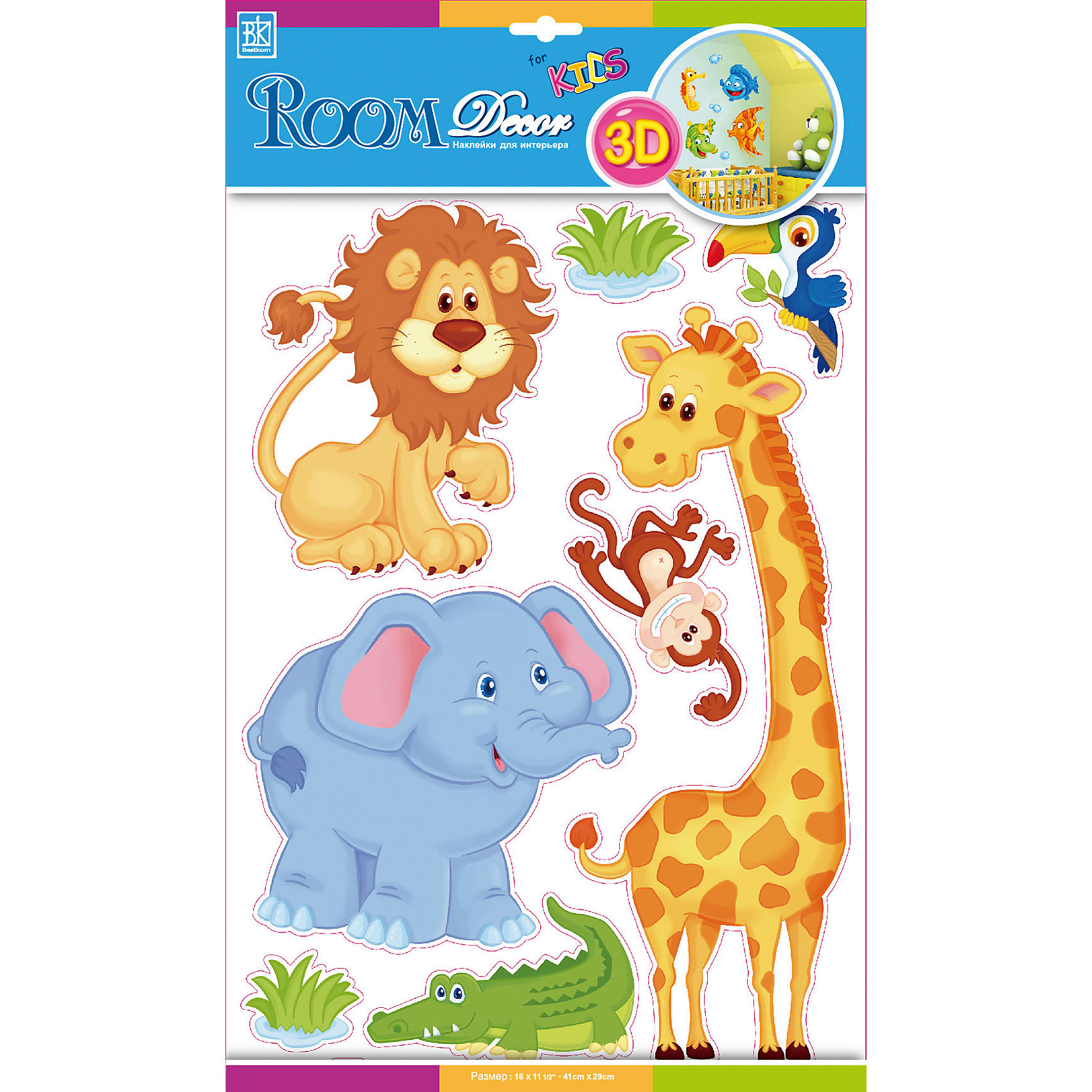 Наклейка Зверушки POA1017, Room Decor от myToys Наклейка Зверушки POA1017, Room Decor от myToys