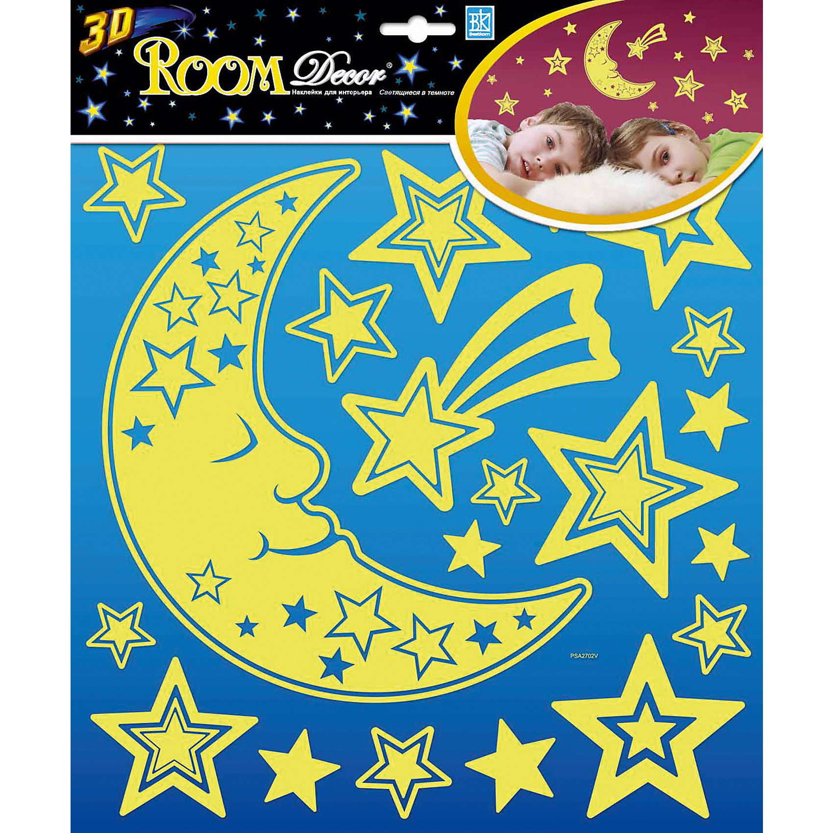Наклейка Месяц светящийся PSA2702, Room Decor от myToys Наклейка Месяц светящийся PSA2702, Room Decor от myToys