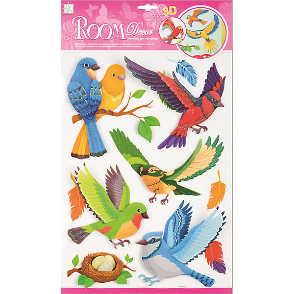 Наклейка Лесные птицы RCA0517, Room Decor от myToys Наклейка Лесные птицы RCA0517, Room Decor от myToys