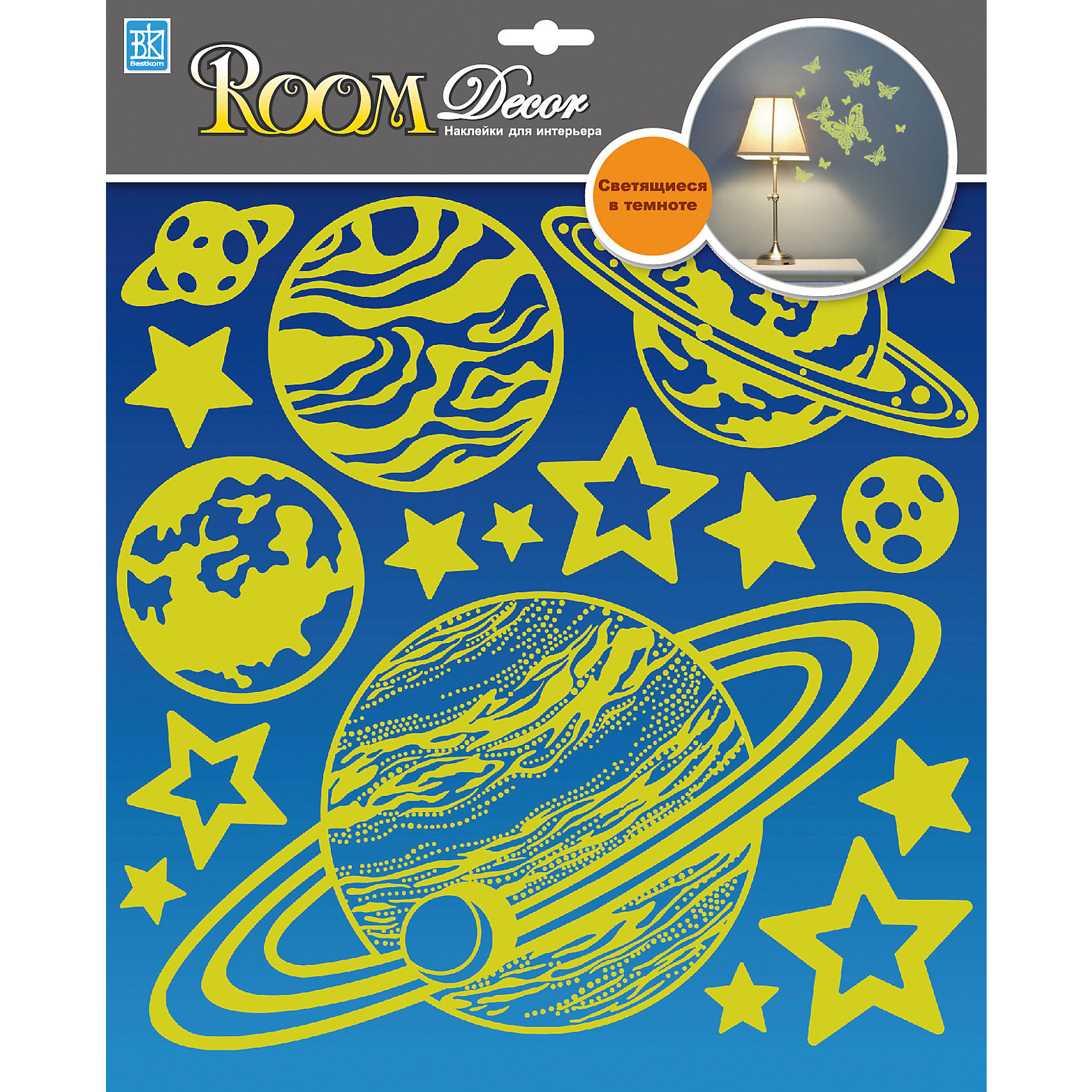 Наклейка Планеты светящиеся V RDA8301/8303, Room Decor от myToys Наклейка Планеты светящиеся V RDA8301/8303, Room Decor от myToys