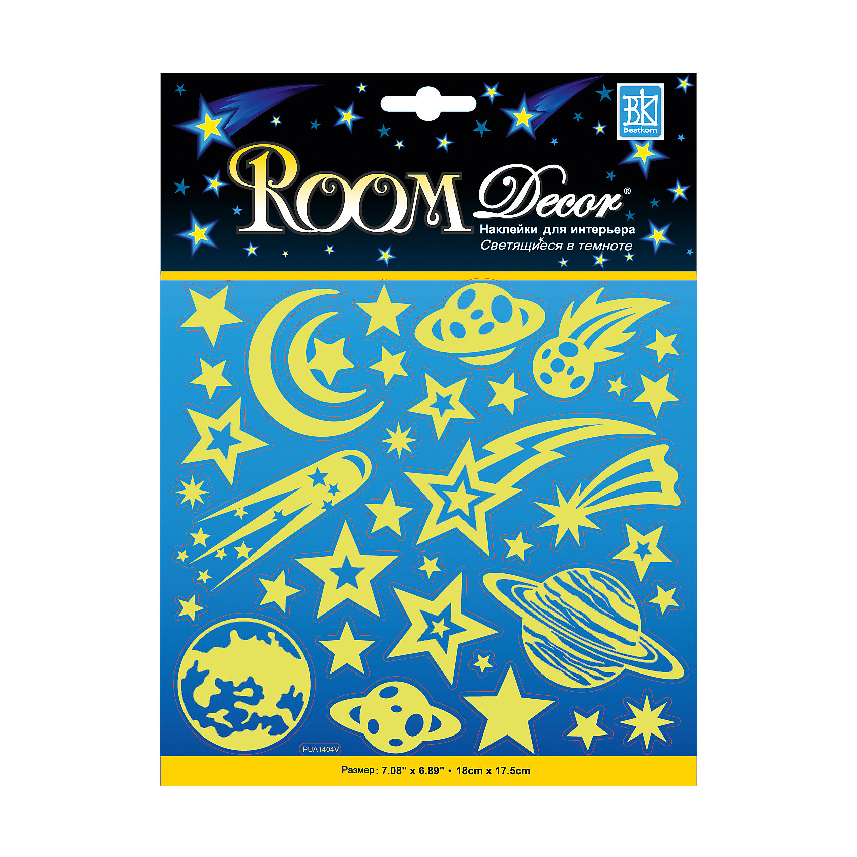 Наклейка Светящиеся планеты - мини PUA 1404, Room Decor от myToys Наклейка Светящиеся планеты - мини PUA 1404, Room Decor от myToys
