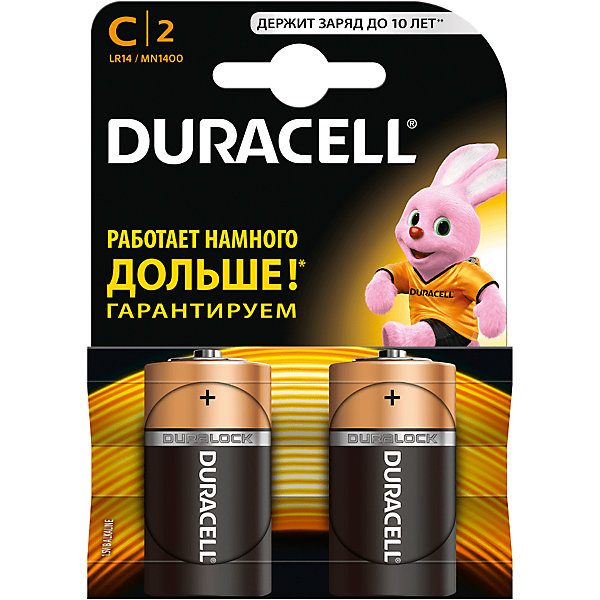 Батарейки алкалиновые Basic 1.5V LR14, тип AA, 2шт., DURACELL Батарейки алкалиновые Basic 1.5V LR14, тип AA, 2шт., DURACELLДетские гаджеты<br>Характеристики:<br><br>• Тип электролита: алкалиновые<br>• Тип по питанию: АА <br>• Комплектация: 2 батарейки<br>• Вес в упаковке: 100 г<br>• Размеры упаковки (Д*Ш*В): 17*2,6*2,6 см<br>• Упаковка: картонная коробка с европодвесом <br><br>Батарейки алкалиновые Basic 1.5V LR14, тип AA, 2 шт., DURACELL от всемирно известного торгового бренда DURACELL, который является создателем первой щелочной батарейки. Щелочные батарейки отличаются более длительным сроком службы, повышенной герметичностью, благодаря чему батарейки от DURACELL не протекают. <br><br>Элементы питания хорошо переносят низкие температуры, сохраняя при этом свои свойства и качества. В наборе предусмотрены две батарейки. Батарейки алкалиновые Basic 1.5V LR14, тип AA, 2 шт., DURACELL – это длительный срок службы и бесперебойность в работе портативных электронных устройств!<br><br>Батарейки алкалиновые Basic 1.5V LR14, тип AA, 2 шт., DURACELL можно купить в нашем интернет-магазине.<br><br>Ширина мм: 50<br>Глубина мм: 26<br>Высота мм: 26<br>Вес г: 100<br>Возраст от месяцев: 60<br>Возраст до месяцев: 1188<br>Пол: Унисекс<br>Возраст: Детский<br>SKU: 5514791