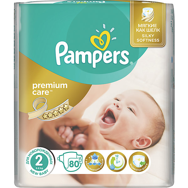 Подгузники Pampers Premium Care MIni, 3-6 кг, 2 размер, Economy pack, 80 шт., Pampers Подгузники Pampers Premium Care MIni, 3-6 кг, 2 размер, Economy pack, 80 шт., PampersПодгузники классические<br>Характеристики:<br><br>• пол: универсальный;<br>• тип подгузника: одноразовый;<br>• коллекция: Premium Care;<br>• предназначение: для использования в любое время суток;<br>• размер: 2;<br>• вес ребенка: от 3 до 6 кг;<br>• количество в упаковке: 80 шт.;<br>• размер упаковки: 35х31х11 см;<br>• вес в упаковке: 1,7 кг;<br>• эластичные застежки-липучки;<br>• подходят для чувствительной кожи;<br>• индикатор влаги: полоска изменяет свой цвет по мере наполнения подгузника;<br>• три впитывающих слоя;<br>• дышащие материалы;<br>• повышенные впитывающие свойства.<br><br>Подгузники Pampers Premium Care Mini, 3-6 кг, 2 размер, Economy pack, 80 шт., Pampers можно купить в нашем интернет-магазине.<br><br>Ширина мм: 316<br>Глубина мм: 110<br>Высота мм: 376<br>Вес г: 1762<br>Возраст от месяцев: 1<br>Возраст до месяцев: 3<br>Пол: Унисекс<br>Возраст: Детский<br>SKU: 5516311