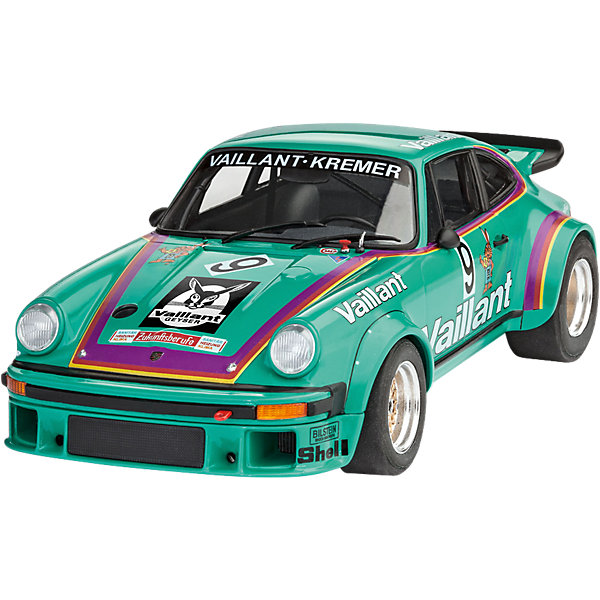 Автомобиль Porsche 934 RSR Vaillant Автомобиль Porsche 934 RSR VaillantМодели для склеивания<br>Характеристики товара:<br><br>• возраст: от 10 лет;<br>• масштаб: 1:24;<br>• количество деталей: 104 шт;<br>• материал: пластик;<br>• клей и краски в комплект не входят;<br>• длина модели: 17,9 см;<br>• бренд, страна бренда: Revell (Ревел),Германия;<br>• страна-изготовитель: Германия.<br><br>Сборная модель для склеивания «Автомобиль Porsche 934 RSR Vaillant» поможет вам и вашему ребенку придумать увлекательное занятие на долгое время и получить хорошую игрушку.<br><br>Набор включает в себя 104 пластиковых элемента и наклейки из которых можно собрать невероятно реалистичную машинку. В комплект также входит схематичная инструкция. Собранный автомобиль имеет прекрасно проработанный салон, капот машины открываются, колеса вращаются.<br><br>Процесс сборки развивает интеллектуальные и инструментальные способности, воображение и конструктивное мышление, а также прививает практические навыки работы со схемами и чертежами. <br><br>Обращаем ваше внимание на тот факт, что для сборки этой модели клей, кисточки и краски в комплект не входят. <br><br>Сборную модель для склеивания «Автомобиль Porsche 934 RSR Vaillant», 104 дет., Revell (Ревел) можно купить в нашем интернет-магазине.<br><br>Ширина мм: 356<br>Глубина мм: 215<br>Высота мм: 71<br>Вес г: 397<br>Возраст от месяцев: 120<br>Возраст до месяцев: 168<br>Пол: Мужской<br>Возраст: Детский<br>SKU: 5518800