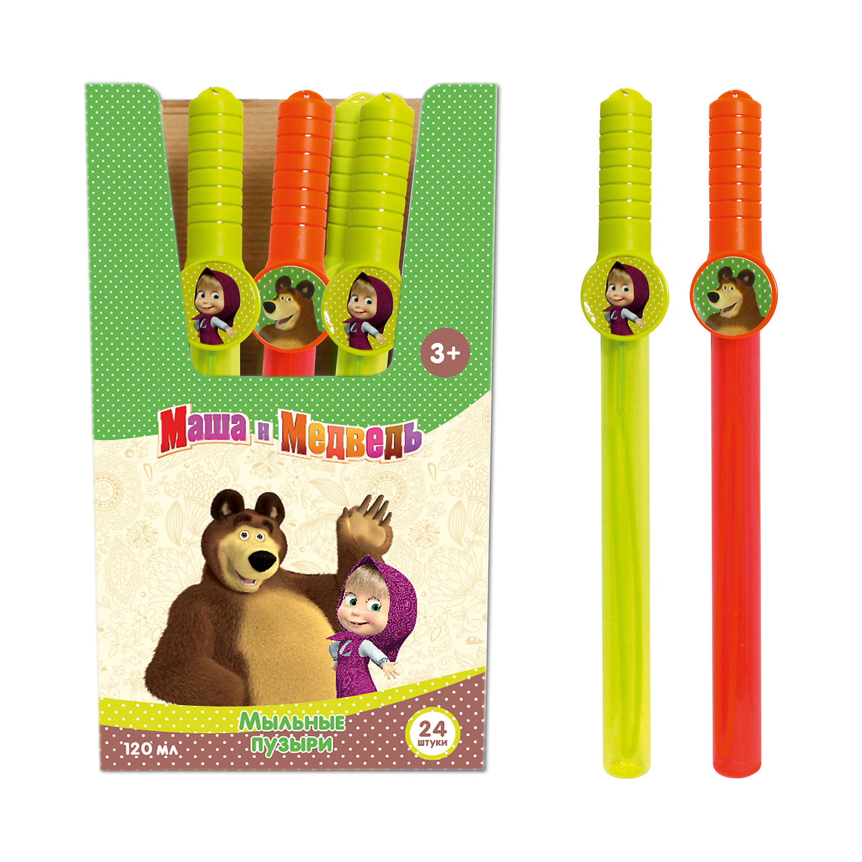 Мыльные пузыри Колба с кругляшом, Маша и Медведь, 120 мл., 1Toy Мыльные пузыри Колба с кругляшом, Маша и Медведь, 120 мл., 1ToyМыльные пузыри<br>1toy мыл.пуз. Маша и Медведь, колба с кругляшом, 120 мл., в д/б<br><br>Ширина мм: 40<br>Глубина мм: 380<br>Высота мм: 40<br>Вес г: 195<br>Возраст от месяцев: 36<br>Возраст до месяцев: 192<br>Пол: Унисекс<br>Возраст: Детский<br>SKU: 5519369
