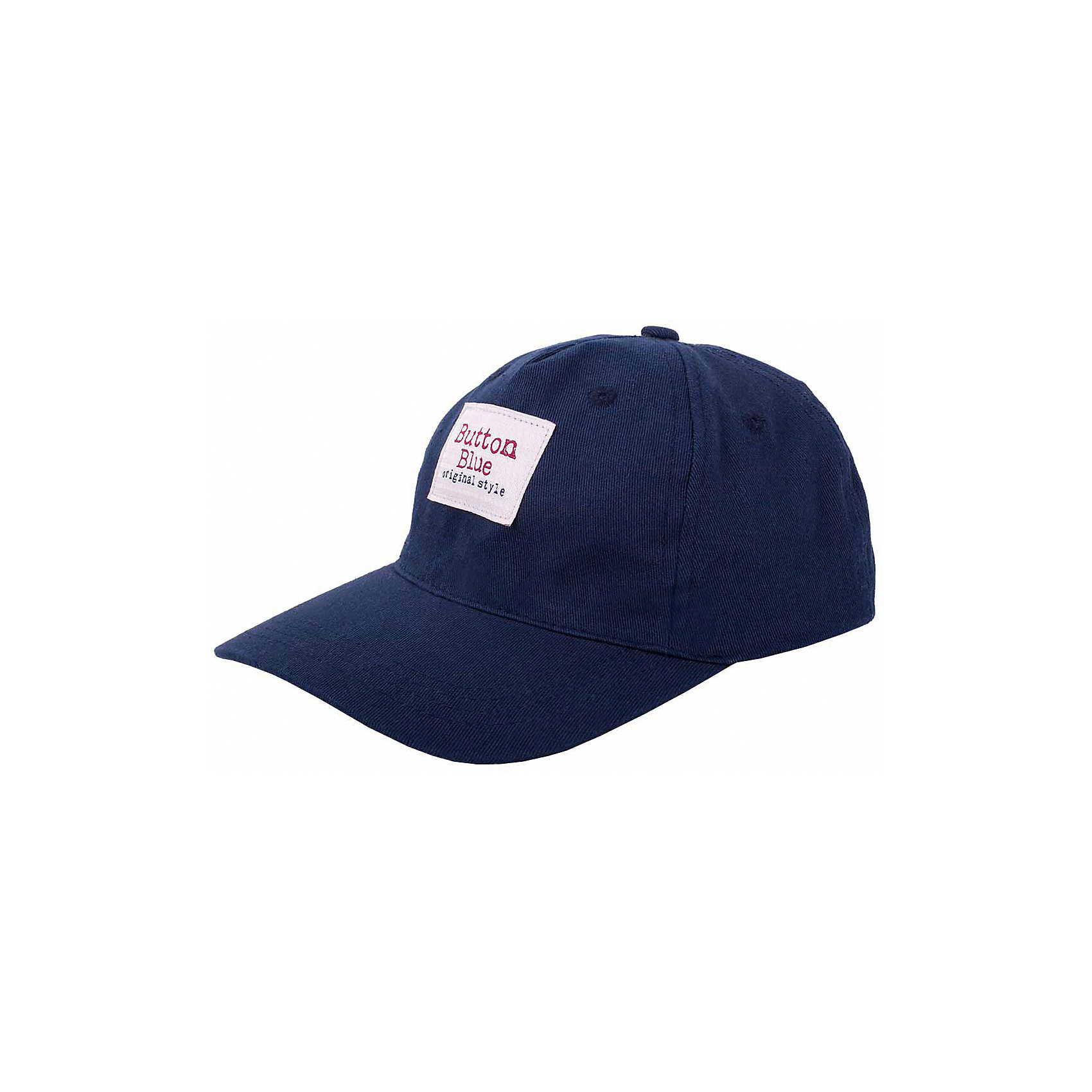 Кепка для мальчика BUTTON BLUE Кепка для мальчика BUTTON BLUEГоловные уборы<br>Кепка для мальчика BUTTON BLUE<br>Яркие бейсболки - важный атрибут повседневного детского гардероба! Они отлично защищают от солнца, а также украшают и завершают летний комплект. У них один недостаток: бейсболки часто теряются. Их забывают в парке, на пляже, поэтому бейсболки надо покупать по доступной цене. Купить недорого бейсболку от Button Blue, значит, позаботиться о здоровье, внешнем виде и комфорте ребенка.<br>Состав:<br>100% хлопок<br><br>Ширина мм: 89<br>Глубина мм: 117<br>Высота мм: 44<br>Вес г: 155<br>Цвет: синий<br>Возраст от месяцев: 24<br>Возраст до месяцев: 36<br>Пол: Мужской<br>Возраст: Детский<br>Размер: 50,54<br>SKU: 5524773
