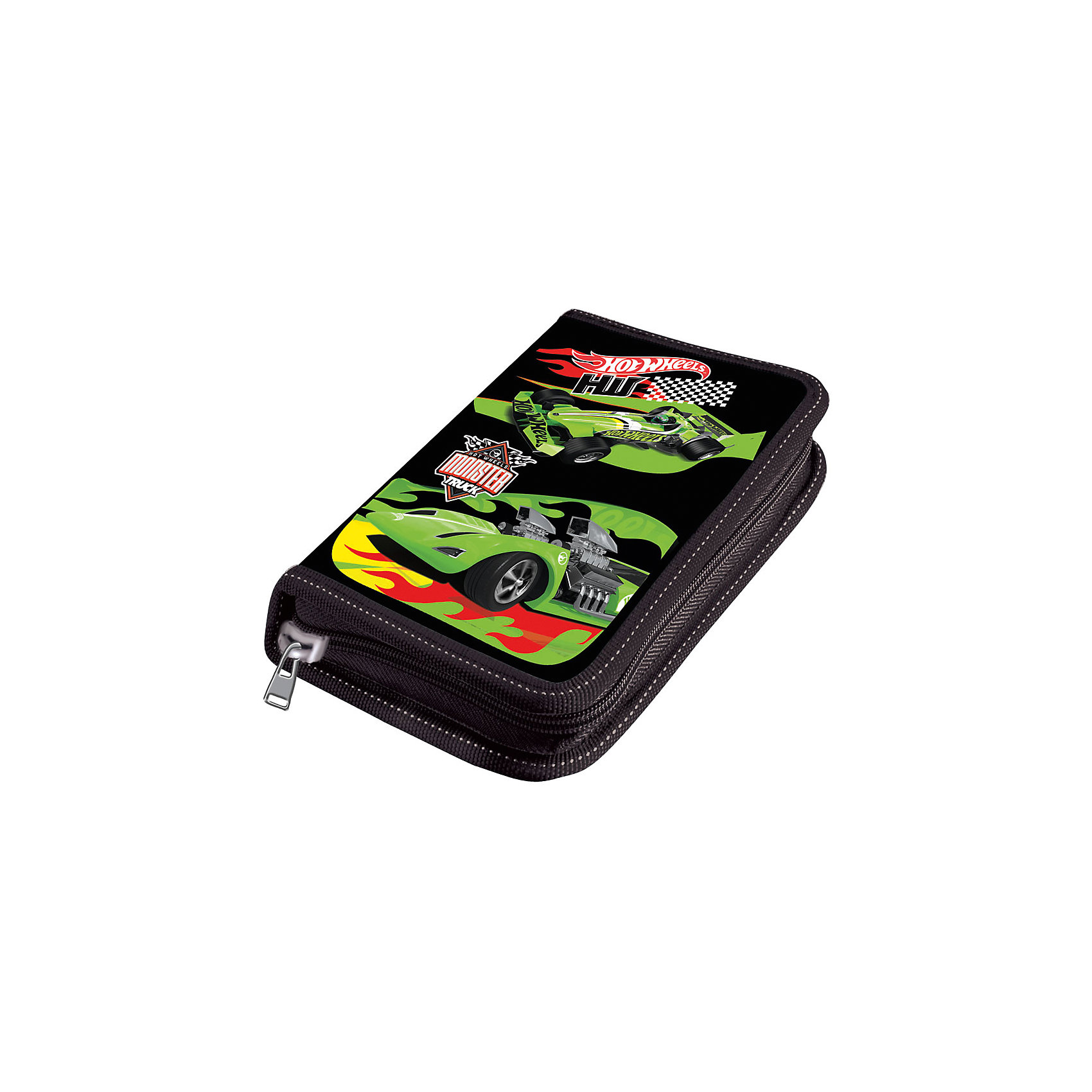 Пенал средний Hot Wheels, Mattel Пенал средний Hot Wheels, MattelПеналы без наполнения<br>Школьный пенал - одна из самых важных вещей для успешной учебы ребенка. Пенал средний, двухстворчатый, жесткий, ламинированный, на молнии, без наполнения. Внутри предусмотрены крепления для канцелярских принадлежностей. Внутренняя поверхность пенала легко чиститься от следов ручек и карандашей с помощью влажной тряпки и мыльного раствора.<br><br>Ширина мм: 195<br>Глубина мм: 27<br>Высота мм: 11<br>Вес г: 86<br>Возраст от месяцев: 48<br>Возраст до месяцев: 96<br>Пол: Мужской<br>Возраст: Детский<br>SKU: 5525052