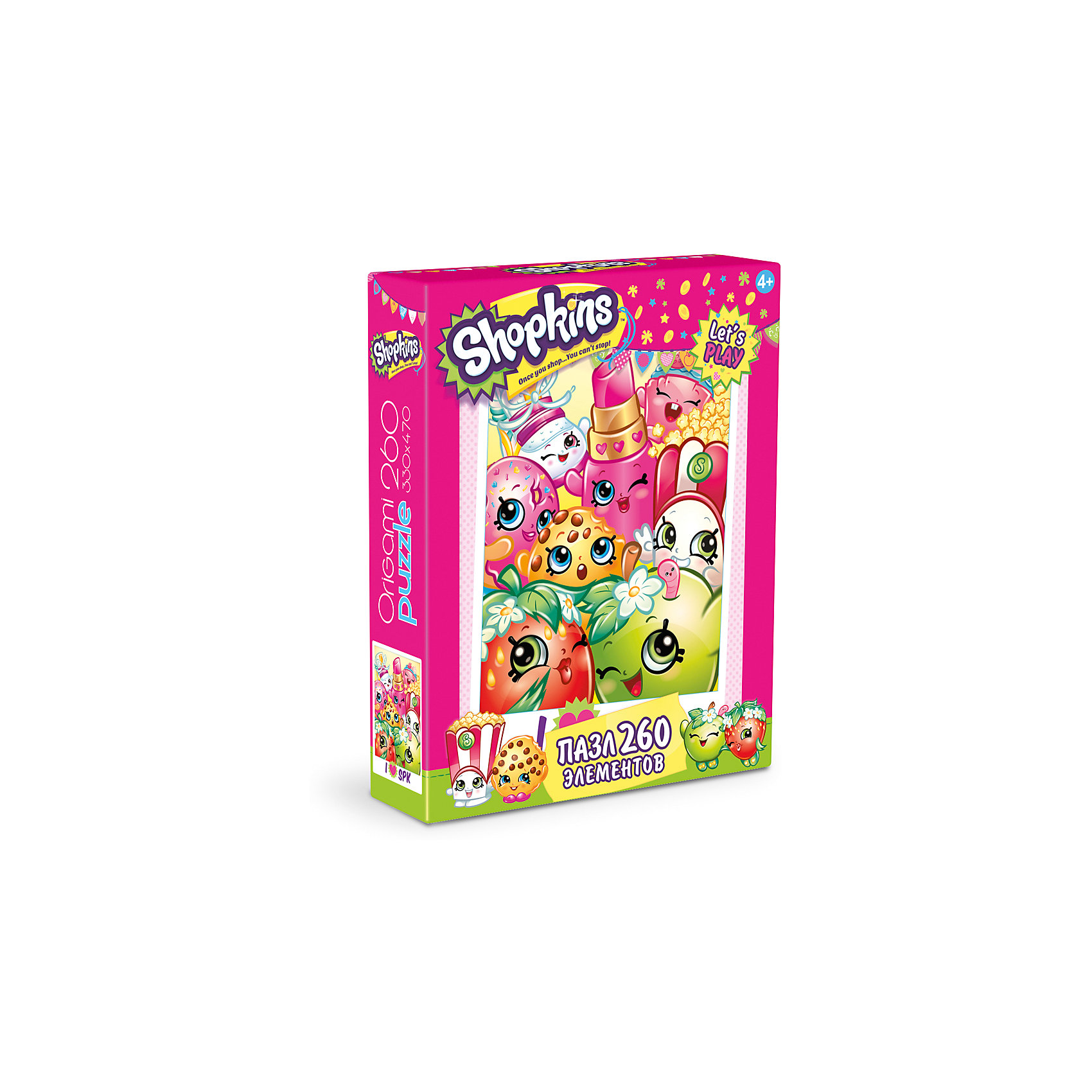 Пазл Селфи, Shopkins, Origami Пазл Селфи, Shopkins, OrigamiПазлы для малышей<br>Пазл 260 элементов. Комплектность: пазл (325х466). Рекомендованный возраст 4+<br><br>Ширина мм: 230<br>Глубина мм: 50<br>Высота мм: 180<br>Вес г: 140<br>Возраст от месяцев: 48<br>Возраст до месяцев: 96<br>Пол: Унисекс<br>Возраст: Детский<br>SKU: 5528414