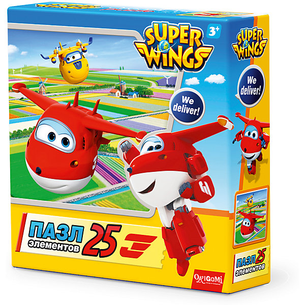 Пазл Голландские тюльпаны, Super Wings, Origami Пазл Голландские тюльпаны, Super Wings, OrigamiПазлы для малышей<br>Пазл Голландские тюльпаны, Super Wings, Origami<br><br>Характеристики:<br><br>• Количество деталей: 25 шт.<br>• Размер упаковки: 15х4,5х15 см.<br>• Размер готовой картинки: 21х21 см.<br>• Состав: картон<br>• Вес: 100 г.<br>• Для детей в возрасте: от 3 лет<br>• Страна производитель: Россия<br><br>Лицензионный пазл Супер Крылья: Джетт и его друзья с оригинальным дизайном соответствует высоким стандартам, которые подтверждены сертификатами качества. Пазл отлично собирается, благодаря чётким разделениям частей по цвету сборка этого пазла не будет сложной. Закончив сборку вы можете склеить кусочки превратив пазл в красивую картину, или можете разобрать его и снова собрать позже.<br><br>Пазл Голландские тюльпаны, Super Wings, Origami можно купить в нашем интернет-магазине.<br><br>Ширина мм: 150<br>Глубина мм: 45<br>Высота мм: 150<br>Вес г: 100<br>Возраст от месяцев: 36<br>Возраст до месяцев: 72<br>Пол: Унисекс<br>Возраст: Детский<br>SKU: 5528426