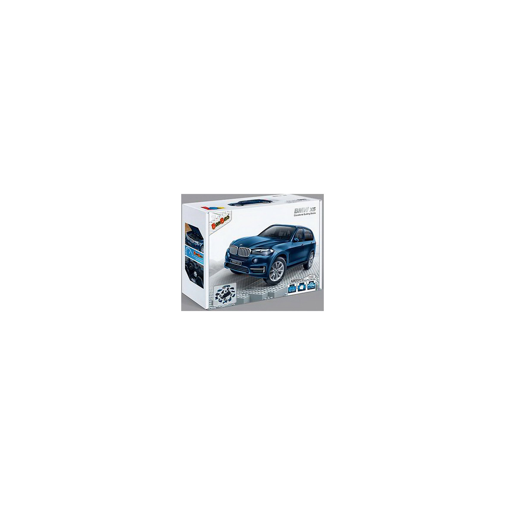 Конструктор Машина BMW X5, синий цвет, 1:28, BanBao Конструктор Машина BMW X5, синий цвет, 1:28, BanBaoПластмассовые конструкторы<br>Конструктор Машина BMW X5 (синий цвет), масштаб 1:28, 26.5х18.5х8см<br><br>Ширина мм: 265<br>Глубина мм: 185<br>Высота мм: 80<br>Вес г: 500<br>Возраст от месяцев: 60<br>Возраст до месяцев: 1188<br>Пол: Мужской<br>Возраст: Детский<br>SKU: 5528490