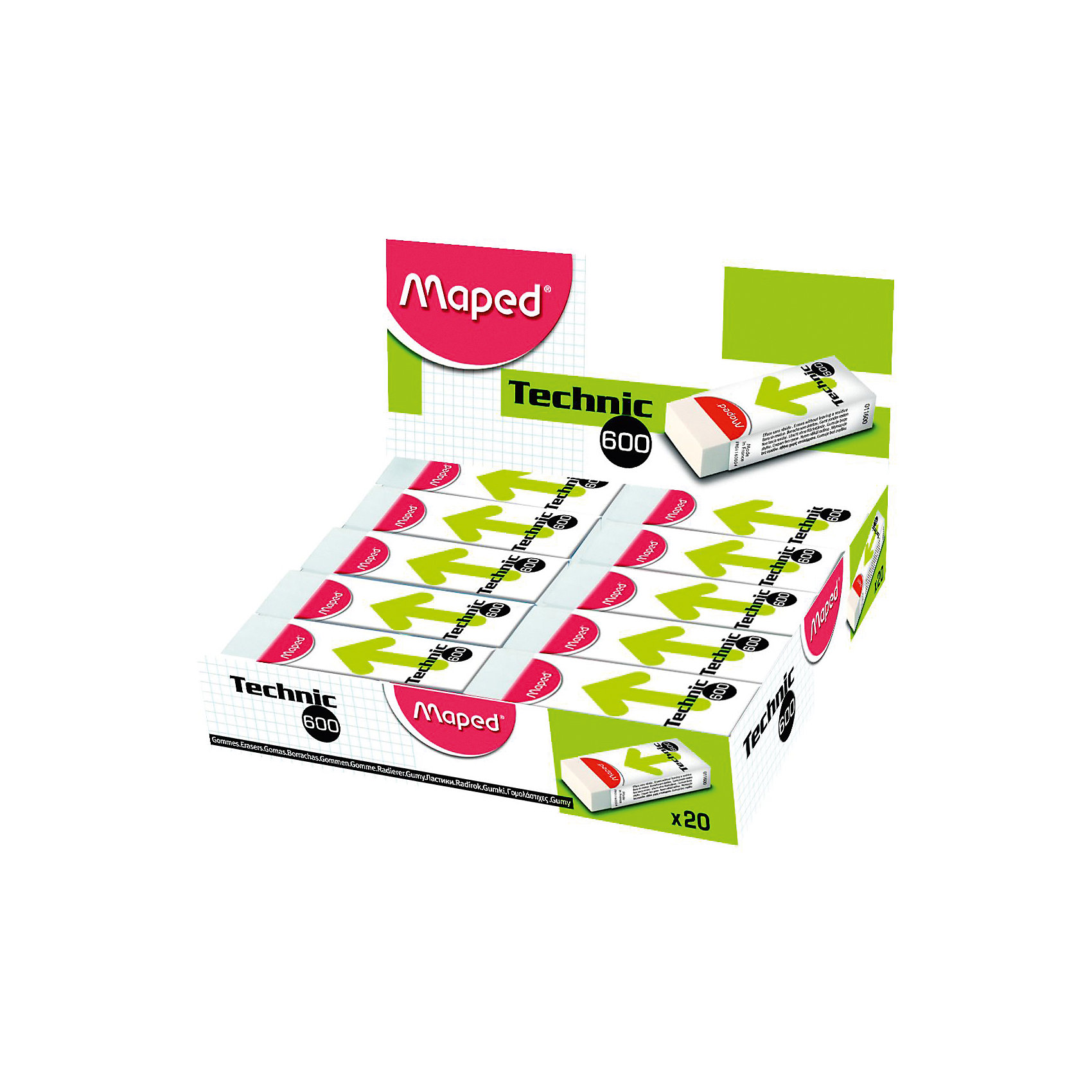 Ластик TECHNIC-600 в футляре, MAPED Ластик TECHNIC-600 в футляре, MAPEDЧертежные принадлежности<br>Ластик TECHNIC-600 MAPED в футляре. Гарантированная эффективность. Не содержит ПВХ и фталатов. Подходит для использования в офисе, дома, общеобразовательных учреждениях.<br><br>Ширина мм: 61<br>Глубина мм: 22<br>Высота мм: 12<br>Вес г: 27<br>Возраст от месяцев: 36<br>Возраст до месяцев: 2147483647<br>Пол: Унисекс<br>Возраст: Детский<br>SKU: 5530033