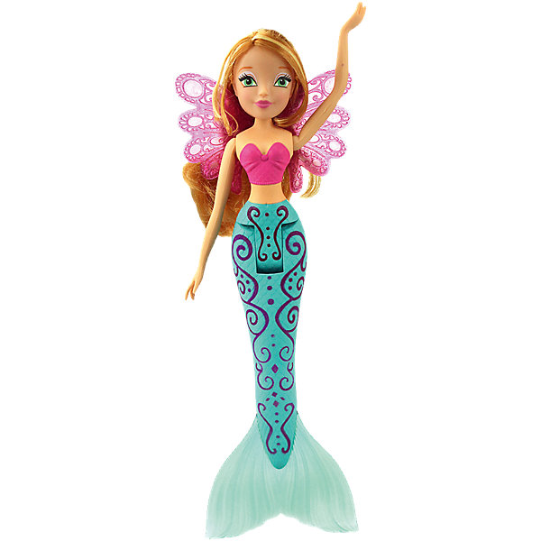 Кукла Флора Русалочка-2, Winx Club Кукла Флора Русалочка-2, Winx ClubИгрушки<br>Характеристики товара:<br><br>• возраст: от 3 лет;<br>• материал: пластик, текстиль;<br>• в комплекте: кукла, крылья, расческа;<br>• высота куклы: 28 см;<br>• размер упаковки: 35х15х6 см;<br>• вес упаковки: 240 гр.;<br>• страна производитель: Китай.<br><br>Кукла Флора «Русалочка-2» Winx Club создана по мотивам известного мультсериала «Клуб Винкс: Школа волшебниц» про очаровательных фей-волшебниц. Флора любит выращивать растения и цветы и варить зелье для них. Вся ее комната усыпана разнообразными цветочками. Она общительна и с удовольствием приглашает в гости свою подружку Лейлу.<br><br>У феи зеленые выразительные глаза и светлые волнистые волосы. Она предстает в образе русалочки с голубым хвостом, украшенным узорами. Хвост феи волшебный, так как при прикосновении с водой он меняет свой цвет. Руки и хвост куклы подвижны.<br><br>Куклу Флору «Русалочка-2» Winx Club можно приобрести в нашем интернет-магазине.<br><br>Ширина мм: 60<br>Глубина мм: 350<br>Высота мм: 150<br>Вес г: 240<br>Возраст от месяцев: 36<br>Возраст до месяцев: 2147483647<br>Пол: Женский<br>Возраст: Детский<br>SKU: 5532638