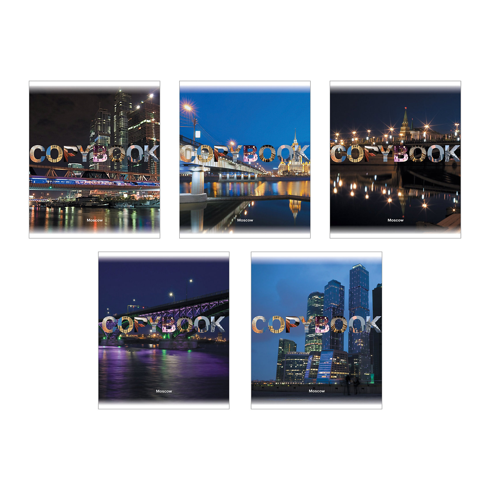 Тетрадь 48 л Moscow Night, УФ-лак, упаковка из 5 шт. Тетрадь 48 л Moscow Night, УФ-лак, упаковка из 5 шт.Бумажная продукция<br>Тетрадь 48 листов Moscow Night, УФ-лак, 5 шт.<br><br>Характеристики:<br><br>• Количество: 5 шт.<br>• Формат: А5<br>• Внутренний блок: 48 листов, клетка, офсет 60 г/м2<br>• Тип крепления: скрепка<br>• Обложка: мелованный картон, УФ-лак<br><br>Комплект тетрадей в клетку Moscow Night выполнен в формате А5. Отличная полиграфия и качественная бумага обеспечат высокое качество письма. Обложки тетрадей украшены живописными пейзажами городских улиц ночной Москвы. Обложка из мелованного картона, выборочно покрытая УФ-лаком, позволит сохранять тетрадь в аккуратном виде в течение всего периода использования.<br><br>Тетрадь 48 листов Moscow Night, УФ-лак, 5 шт. можно купить в нашем интернет-магазине.<br><br>Ширина мм: 170<br>Глубина мм: 50<br>Высота мм: 205<br>Вес г: 521<br>Возраст от месяцев: 60<br>Возраст до месяцев: 204<br>Пол: Унисекс<br>Возраст: Детский<br>SKU: 5540108