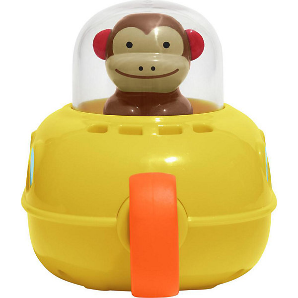 Игрушка для ванной Субмарина, Skip Hop Игрушка для ванной Субмарина, Skip HopИгрушки для ванной<br>Характеристики товара:<br><br>• возраст от 1 года<br>• материал: пластик<br>• вращающийся винтик<br>• для завода надо потянуть за колечко<br>• размер упаковки 11,5х9,5х7,6 см<br>• вес упаковки 324 г.<br>• страна бренда: США<br>• страна производитель: Китай<br><br>Игрушка для ванной «Субмарина» Skip Hop сделает процесс купания веселым и увлекательным. Оно представляет собой подводную лодку с обезьянкой за ее штурвалом. Потянув за колечко на носу субмарины, винт закрутится, и лодка поплывет. Игрушка развивает у малышей тактильные ощущения, мелкую моторику рук, зрительное восприятие.<br><br>Игрушку для ванной «Субмарина» Skip Hop можно приобрести в нашем интернет-магазине.<br><br>Ширина мм: 115<br>Глубина мм: 76<br>Высота мм: 95<br>Вес г: 324<br>Возраст от месяцев: 6<br>Возраст до месяцев: 60<br>Пол: Унисекс<br>Возраст: Детский<br>SKU: 5543586