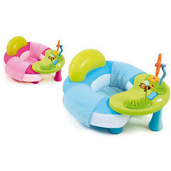 Надувной игровой центр, Smoby Надувной игровой центр, SmobyРазвивающие центры<br>Характеристики товара:<br><br>• возраст с 6 месяцев<br>• материал: пластик<br>• в комплекте: столик, игрушки, надувное кресло<br>• размер центра 66х70х46 см<br>• размер упаковки 44х44х10 см<br>• вес упаковки 1,8 кг<br>• страна бренда: Франция<br>• страна производитель: Китай<br>• товар представлен в ассортименте<br><br>Надувной игровой центр Smoby состоит из удобного мягкого сидения, подушечки и столика с игрушками. На столике расположены развивающие игрушки: пчелка, погремушка, крутящийся цветок и цветок-пищалка. Игрушки способствуют развитию у малышей мелкой моторики рук, тактильных ощущений, зрительного восприятия. <br><br>В сидении малыш окружен бортиками, которые не дадут ему выпасть. Стол с игрушками можно использовать отдельно для игр, занятий, рисования. Центр изготовлен из качественных материалов. Чехол снимается и стирается в стиральной машине.<br><br>Надувной игровой центр Smoby можно приобрести в нашем интернет-магазине.<br><br>Ширина мм: 440<br>Глубина мм: 100<br>Высота мм: 440<br>Вес г: 130<br>Возраст от месяцев: 6<br>Возраст до месяцев: 2147483647<br>Пол: Унисекс<br>Возраст: Детский<br>SKU: 5544427