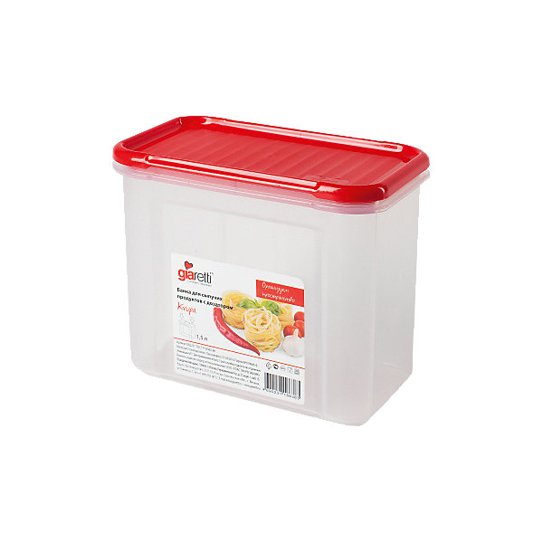 Банка для сыпучих продуктов Krupa 1 л, Giaretti Банка для сыпучих продуктов Krupa 1 л, GiarettiКухонная утварь<br>Банка для сыпучих продуктов Krupa 1 л, Giaretti<br><br>Характеристики:<br><br>• Материал: пластик<br>• В комплекте: 1 штука<br>• Объем: 1 литр<br>• Используется: для сыпучих продуктов<br><br>Банки данной серии снабжены плотной крышкой, благодаря чему в них удобно хранить даже специи, ведь они не пропускают запаха. Так же банка может использоваться для хранения сыпучих продуктов - круп, сахара, макарон и тд. Благодаря тому, что изделие изготовлено из высококачественного пищевого пластика, оно не влияет на вкус и запах хранящихся продуктов, а удобная форма позволят хранить не использующиеся банки, ставя их друг в друга для экономии пространства.<br><br>Банка для сыпучих продуктов Krupa 1 л, Giaretti можно купить в нашем интернет-магазине.<br><br>Ширина мм: 163<br>Глубина мм: 87<br>Высота мм: 131<br>Вес г: 147<br>Возраст от месяцев: 216<br>Возраст до месяцев: 1188<br>Пол: Унисекс<br>Возраст: Детский<br>SKU: 5545630