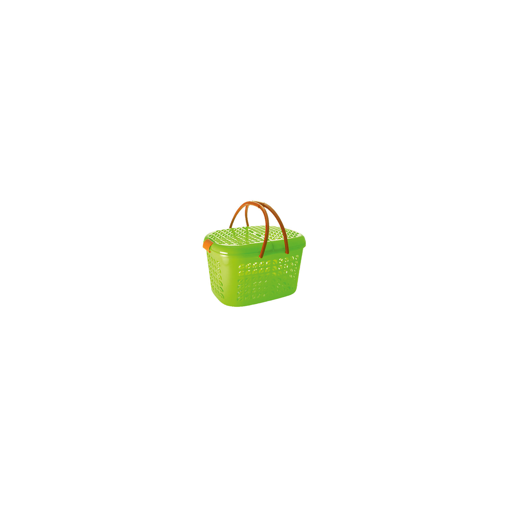 Корзина-переноска большая, Plastic Centre Корзина-переноска большая, Plastic CentreПосуда<br>Корзина-переноска большая, PlasticCentre<br><br>Характеристики:<br><br>• Материал: пластик<br>• Цвет: зеленый<br>• В комплекте: 1 штука<br>• Размер: 51х34х27 см<br><br>Эта очаровательная корзина-переноска многофункциональна и может помочь вам в самых разных ситуациях. Ее можно использовать для хранения продуктов, детских игрушек или же для переноски животных. Крышка и стенки изделия имеют фигурные отверстия, а дно - сплошное. Крышки открываются с двух сторон.<br><br>Корзина-переноска большая, PlasticCentre можно купить в нашем интернет-магазине.<br><br>Ширина мм: 510<br>Глубина мм: 345<br>Высота мм: 275<br>Вес г: 1042<br>Возраст от месяцев: 216<br>Возраст до месяцев: 1188<br>Пол: Унисекс<br>Возраст: Детский<br>SKU: 5545703