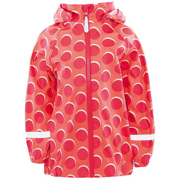 Куртка непромокаемая для девочки Color Kids Куртка непромокаемая для девочки Color KidsВерхняя одежда<br>Характеристики товара:<br><br>• цвет: красный<br>• состав: 50 % полиэстер, 50% полиуретан<br>• без утеплителя<br>• эластичные манжеты<br>• водоотталкивающая <br>• ветрозащитная <br>• светоотражающие детали<br>• застежка: молния<br>• капюшон отстегивается<br>• защита подбородка<br>• температурный режим: +10 до +20<br>• страна производства: Китай<br>• страна бренда: Дания<br><br>Эта симпатичная и удобная куртка сделана из непромокаемого легкого материала, поэтому отлично подойдет для дождливой погоды в весенне-летний сезон. <br><br>Она комфортно сидит и обеспечивает ребенку необходимое удобство. Очень стильно смотрится. Отличный вариант качественной одежды от проверенного производителя!<br><br>Куртку для девочки от датского бренда Color Kids (Колор кидз) можно купить в нашем интернет-магазине.<br><br>Ширина мм: 356<br>Глубина мм: 10<br>Высота мм: 245<br>Вес г: 519<br>Цвет: красный<br>Возраст от месяцев: 72<br>Возраст до месяцев: 84<br>Пол: Женский<br>Возраст: Детский<br>Размер: 122,104,98,128,116,110<br>SKU: 5557332