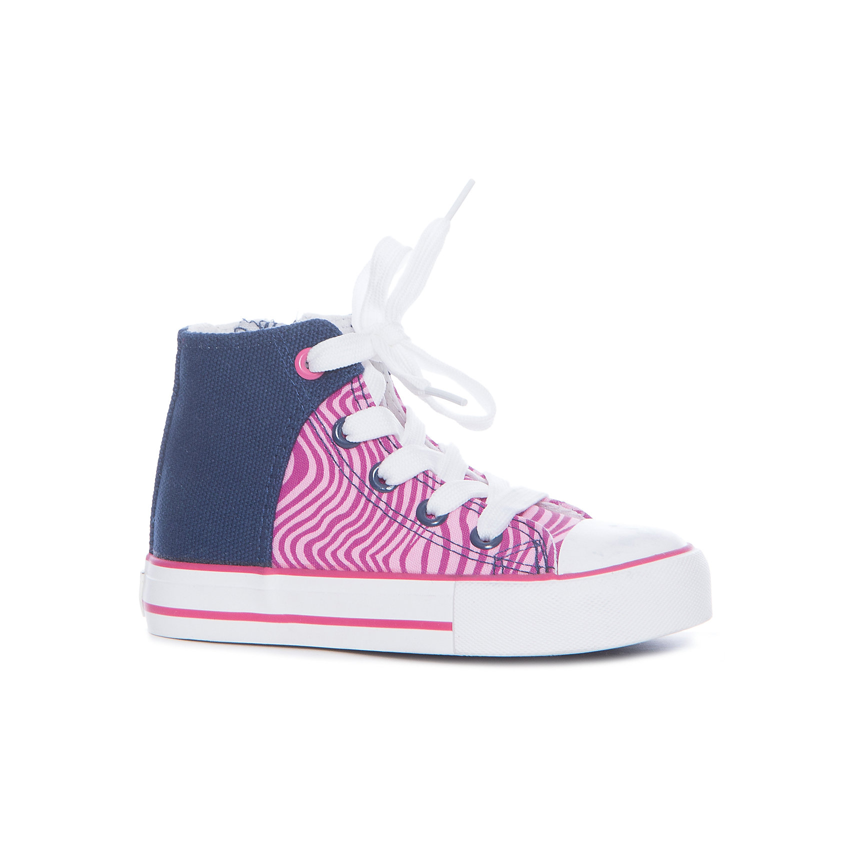 Кеды для девочки Color Kids Кеды для девочки Color KidsКеды<br>Характеристики товара:<br><br>• цвет: розовый<br>• сезон: демисезон<br>• температурный режим: +10 до +20<br>• состав: текстиль<br>• подошва: резина<br>• застежка: шнурки, молния<br>• высокие <br>• защита носка<br>• страна производства: Китай<br>• страна бренда: Дания<br><br>Эти стильные и удобные кеды сделаны из прочного и легкого материала, поэтому отлично подойдут для теплой погоды в весенне-летний сезон.<br><br>Они комфортно сидят и обеспечивает ребенку необходимое удобство. <br><br>Очень стильно смотрятся. Отличный вариант качественной обуви от проверенного производителя!<br><br>Кеды для девочки от датского бренда Color Kids (Колор кидз) можно купить в нашем интернет-магазине.<br><br>Ширина мм: 250<br>Глубина мм: 150<br>Высота мм: 150<br>Вес г: 250<br>Цвет: розовый<br>Возраст от месяцев: 132<br>Возраст до месяцев: 144<br>Пол: Женский<br>Возраст: Детский<br>Размер: 35,26,27,28,29,30,31,32,33,34<br>SKU: 5557426