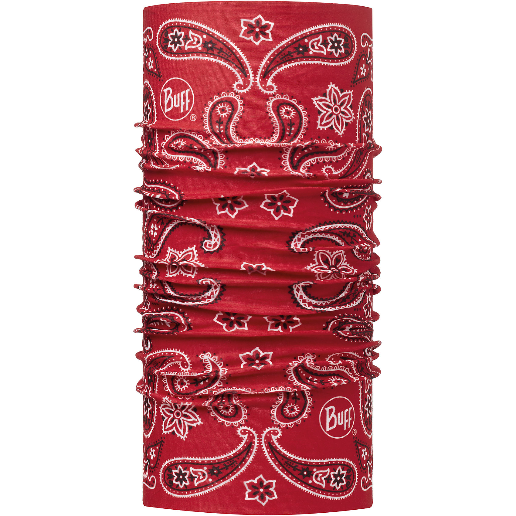 Бандана BUFF Бандана BUFFГоловные уборы<br>Бандана BUFF <br>Бесшовная бандана-труба из специальной серии Original BUFF. Original BUFF - самый популярный универсальный головной убор из всех серий. <br><br>Сделан из микрофибры - защищает от ветра, пыли, влаги и ультрафиолета. Контролирует микроклимат в холодную и теплую погоду, отводит влагу. Ткань обработана ионами серебра, обеспечивающими длительный антибактериальный эффект и предотвращающими появление запаха. Допускается машинная и ручная стирка при 30-40градусах. Материал не теряет цвет и эластичность, не требует глажки. <br><br>Original BUFF можно носить на шее и на голове, как шейный платок, маску, бандану, шапку и подшлемник. <br><br>Свойства материала позволяют использовать бандану Original BUFF в любое время года, при занятиях любым видом спорта, активного отдыха, туризма или рыбалки.<br>Состав:<br>Полиэстер 100%<br><br>Ширина мм: 89<br>Глубина мм: 117<br>Высота мм: 44<br>Вес г: 155<br>Цвет: красный<br>Возраст от месяцев: 84<br>Возраст до месяцев: 1188<br>Пол: Унисекс<br>Возраст: Детский<br>Размер: one size<br>SKU: 5568537